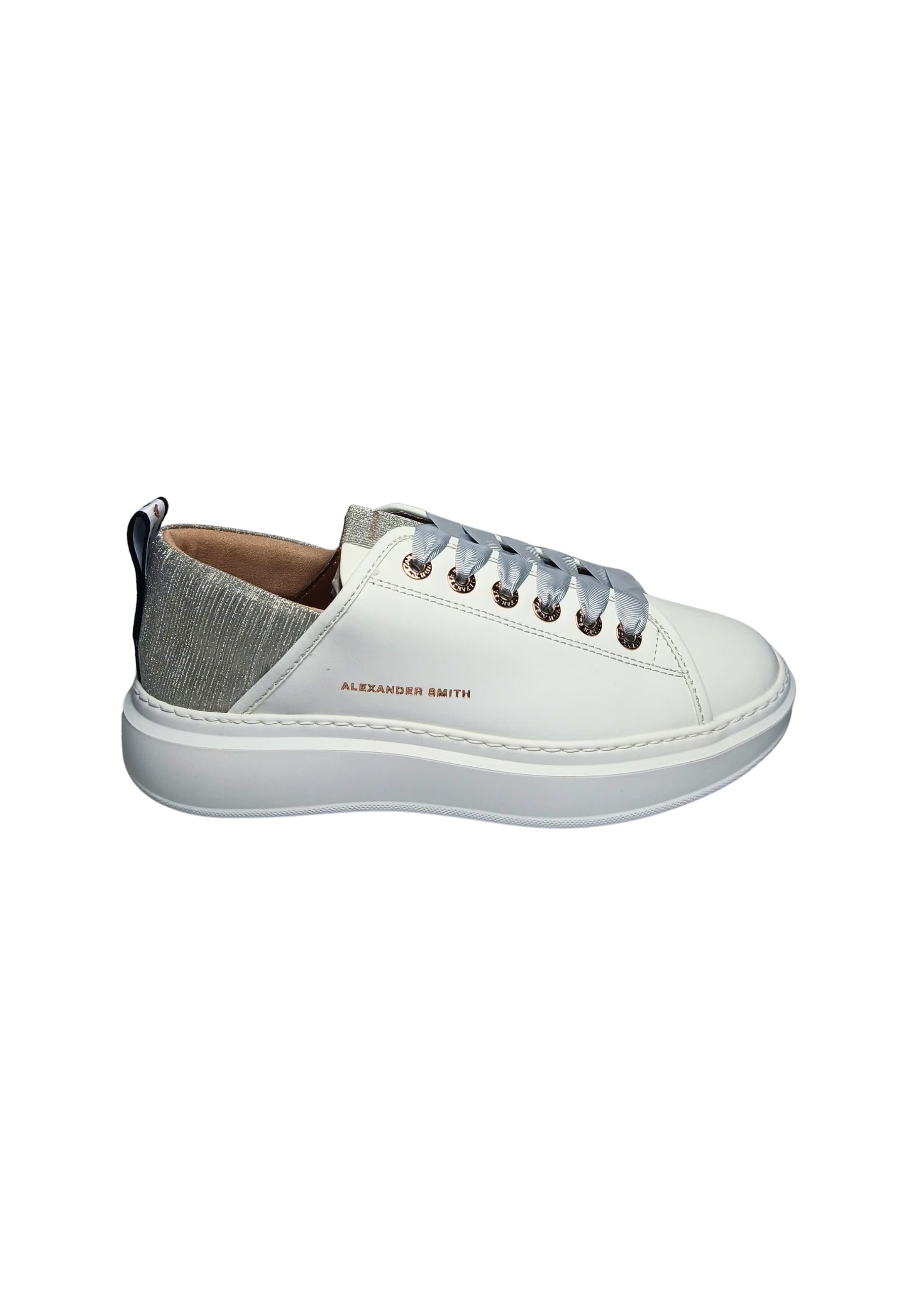asbbwyw-0297-wsv Alexander Smith Women's White Leather