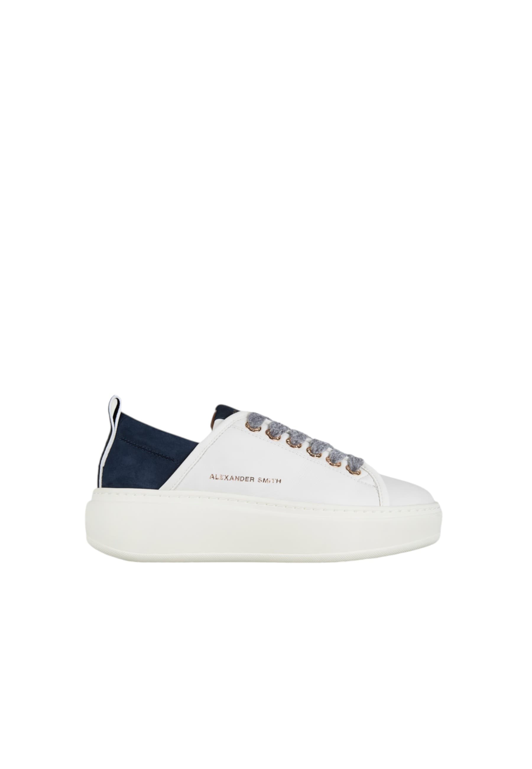 asbcwhw-0523-wbl Alexander Smith Women's White Leather