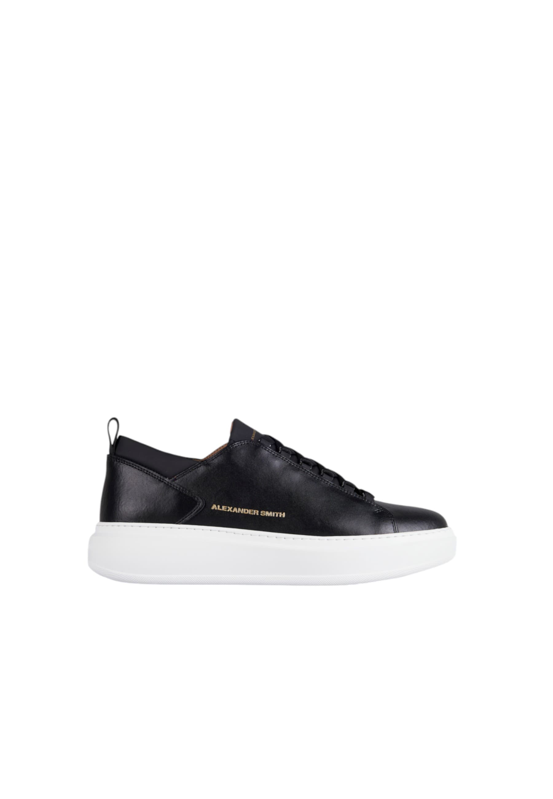 asbcwym-2264-blk Alexander Smith Men Leather Black