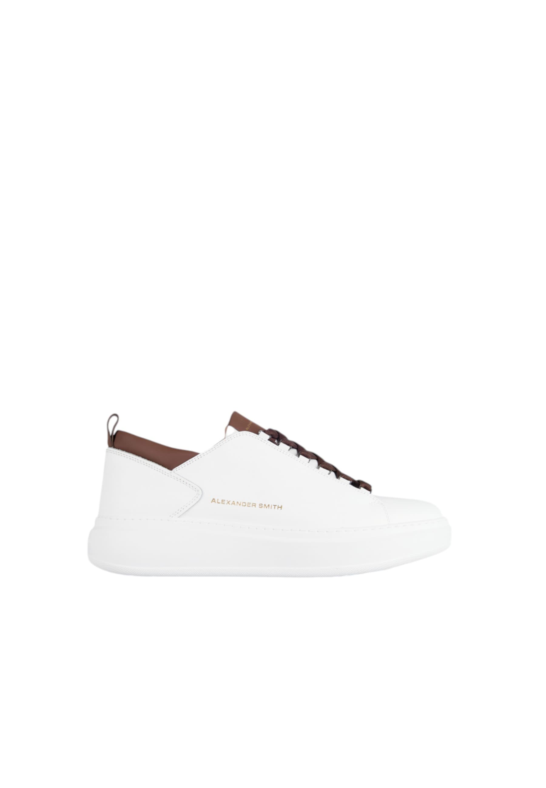 asbcwym-2264-wbo Alexander Smith Men's White Leather