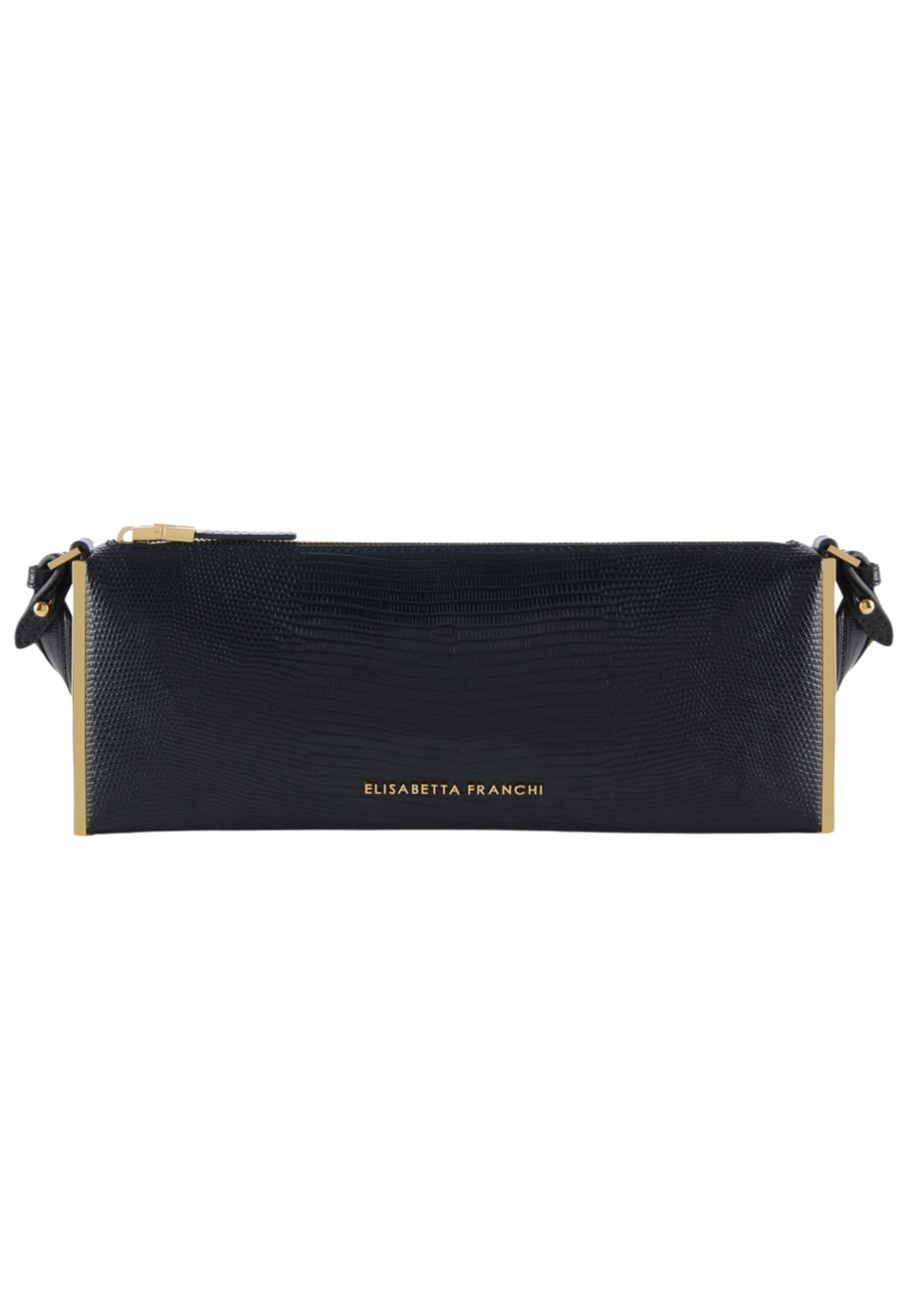 Shoulder bag Elisabetta Franchi lizard print