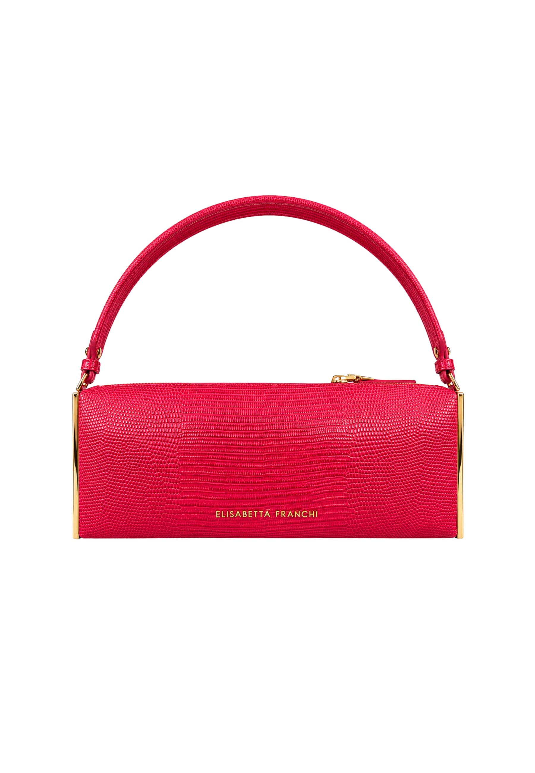 Shoulder bag Elisabetta Franchi lizard print