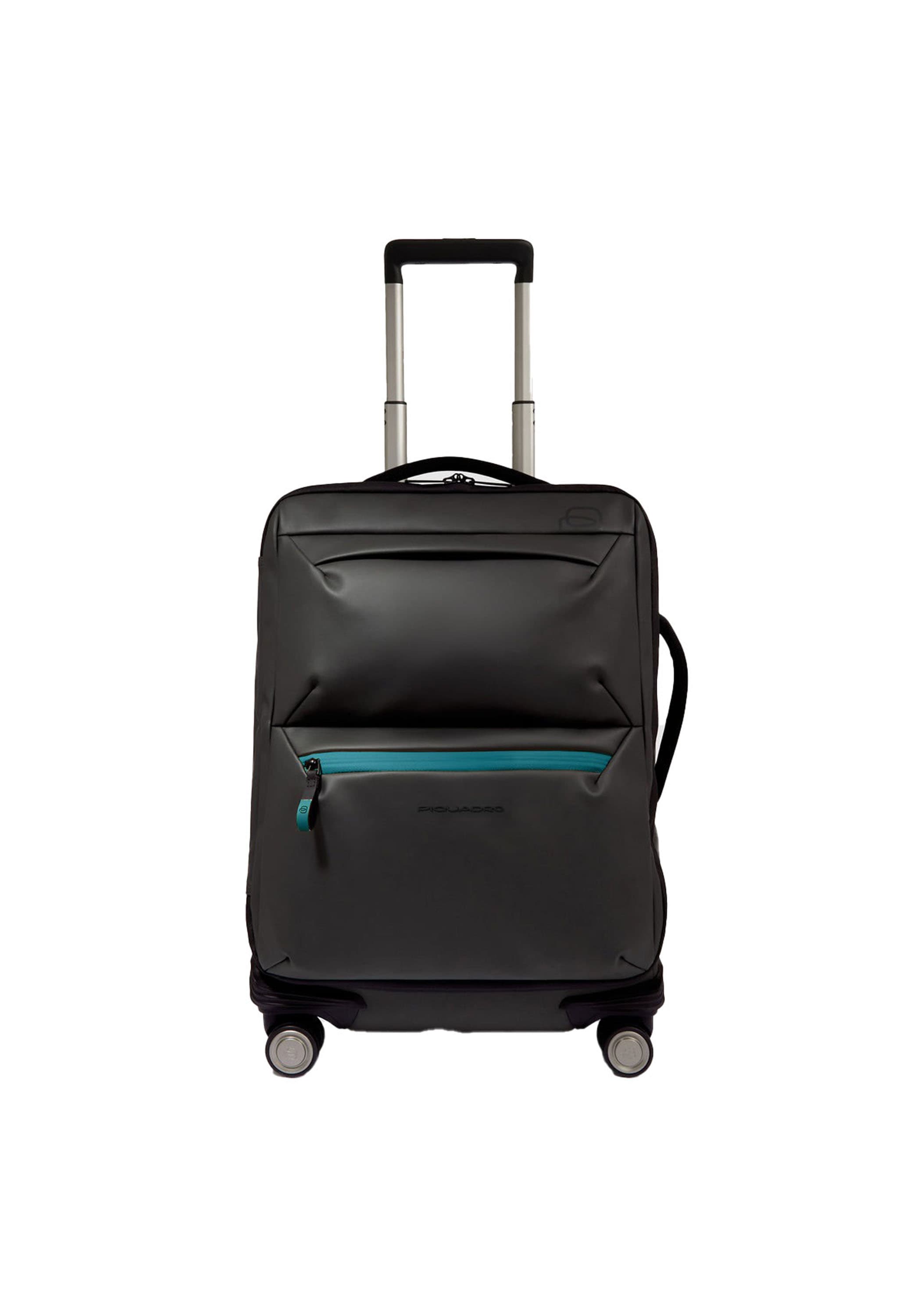 Trolley Slim Cabin Man Piquadro bv6377c2ow-n Black