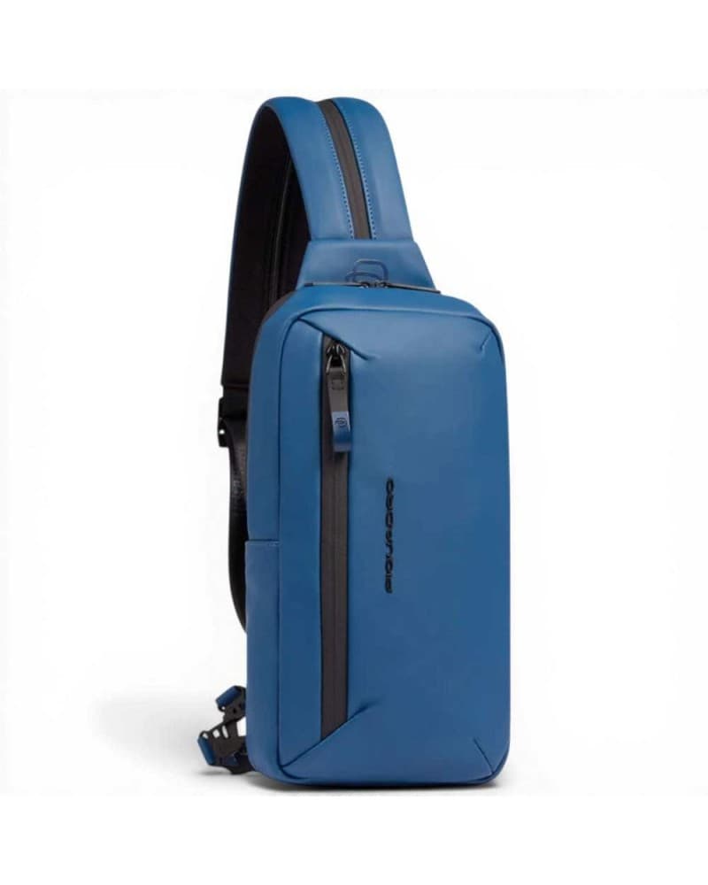 Piquadro Monospalla C2ow Unisex Ivory with iPad®mini Door and Rain Protection
