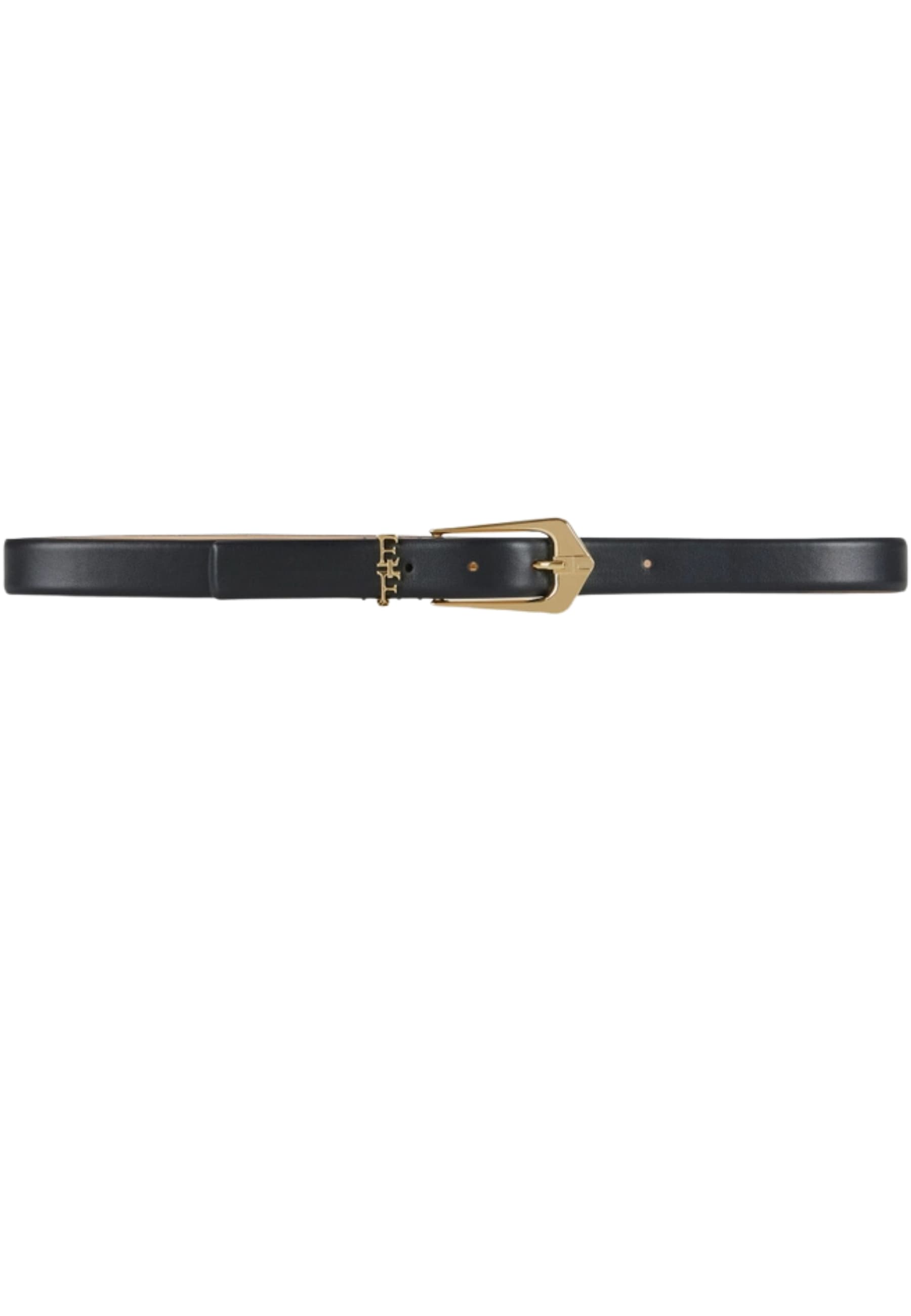 leather belt Elisabetta Franchi with gold detail