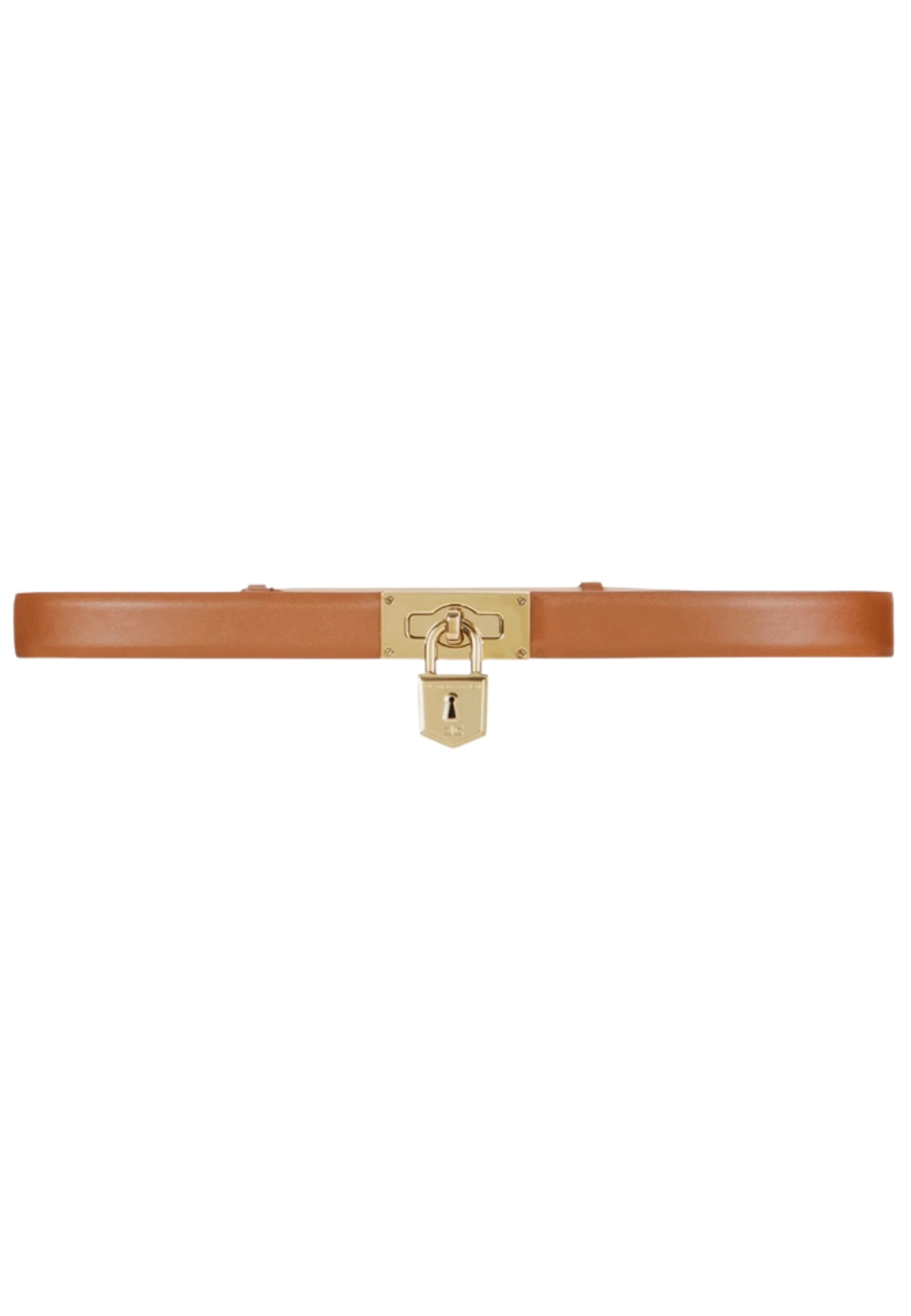 leather belt Elisabetta Franchi with lock