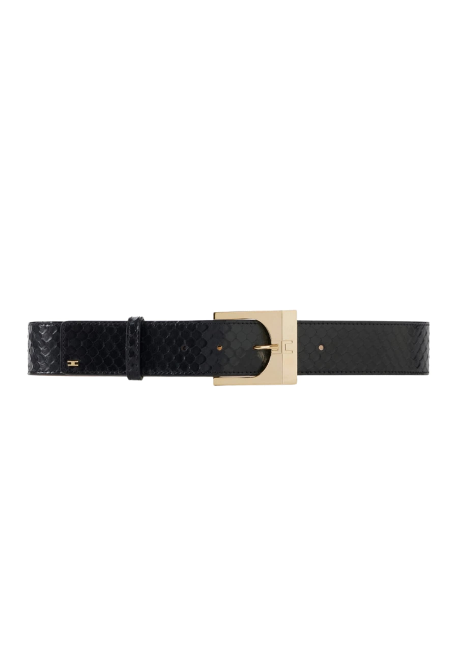 belt with texture Elisabetta Franchi To the scales