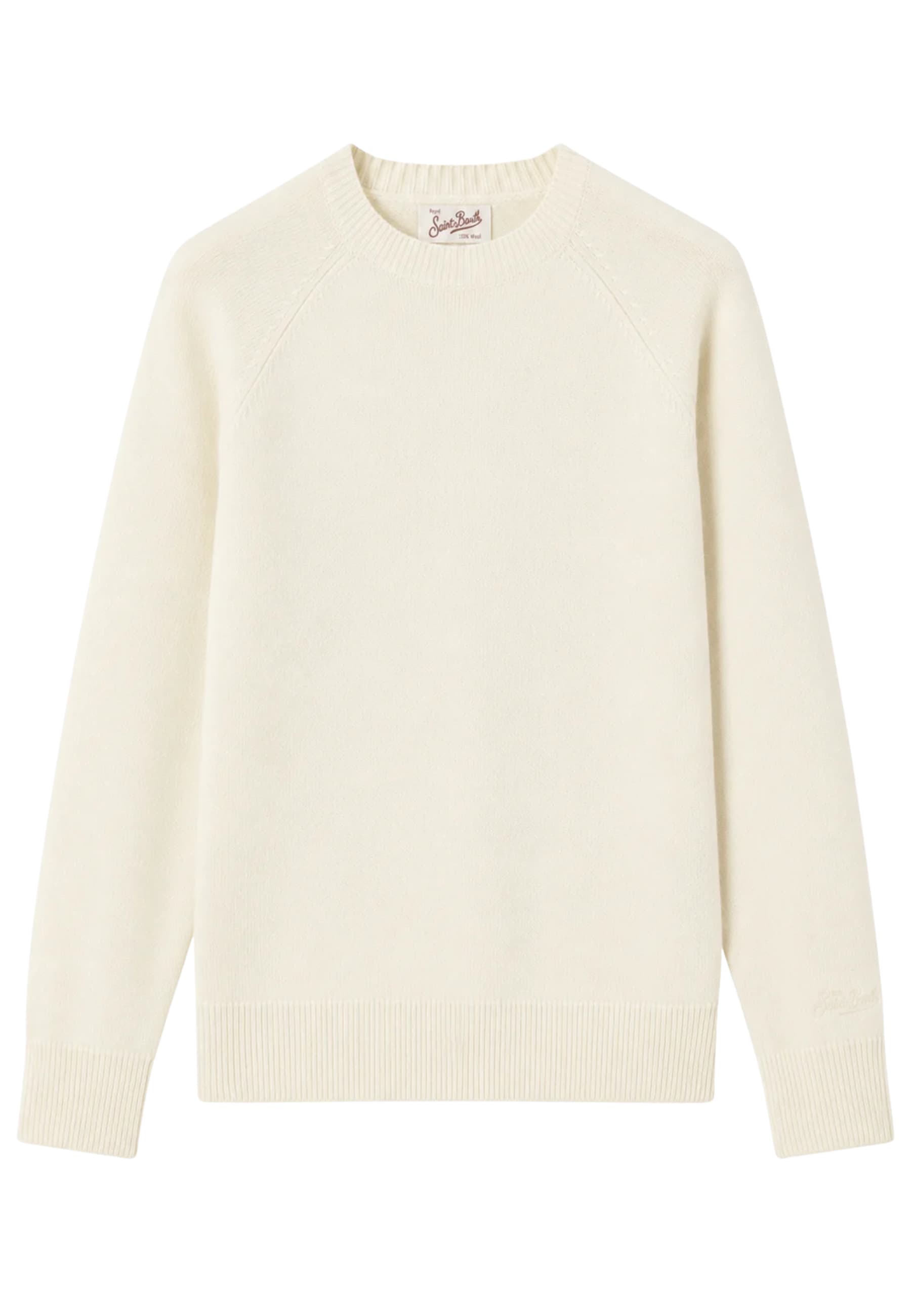 Knit knit mesh Saint Barth embroidered logo