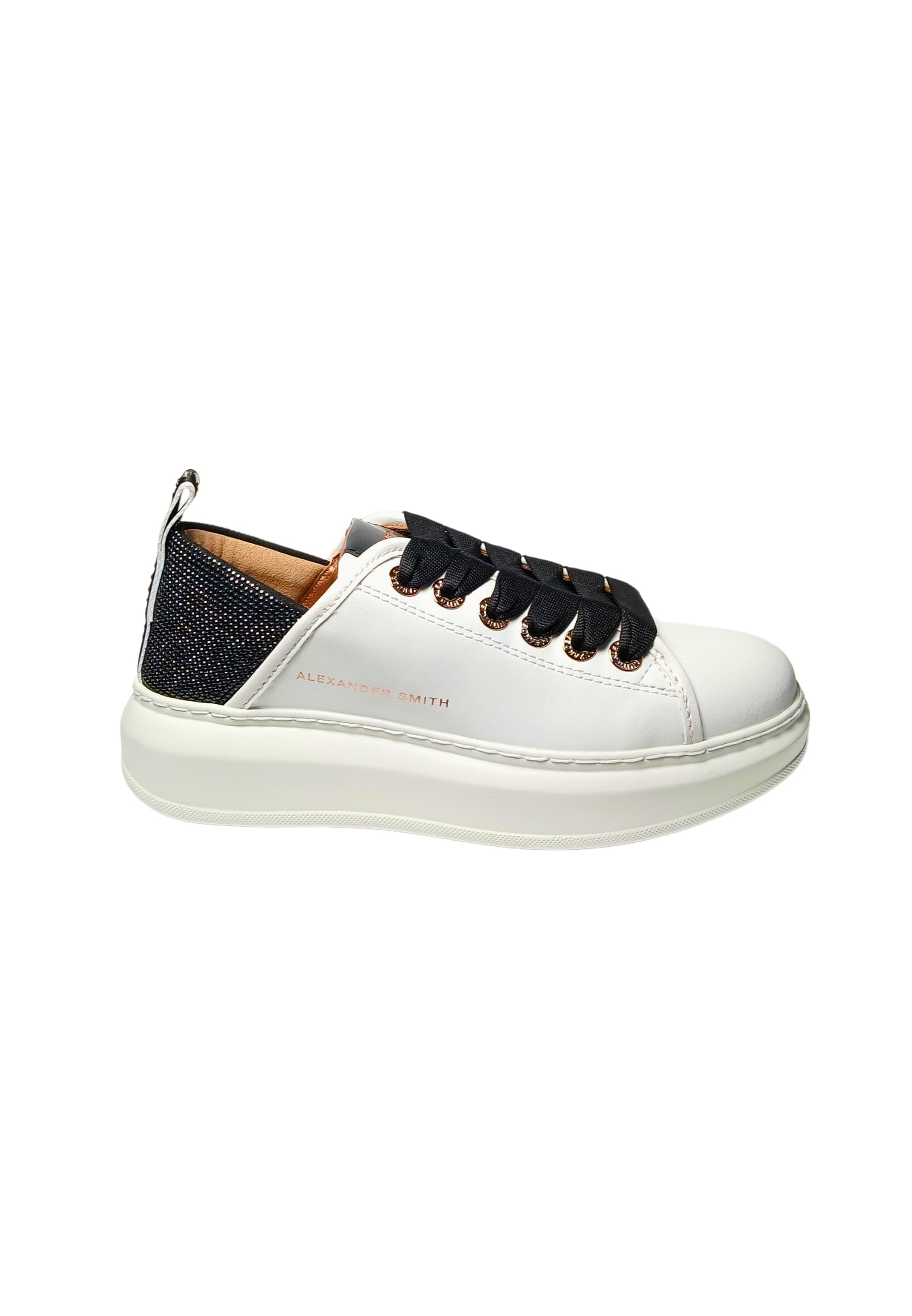 Women's Shoes Alexander Smith Wembley Woman-White Black