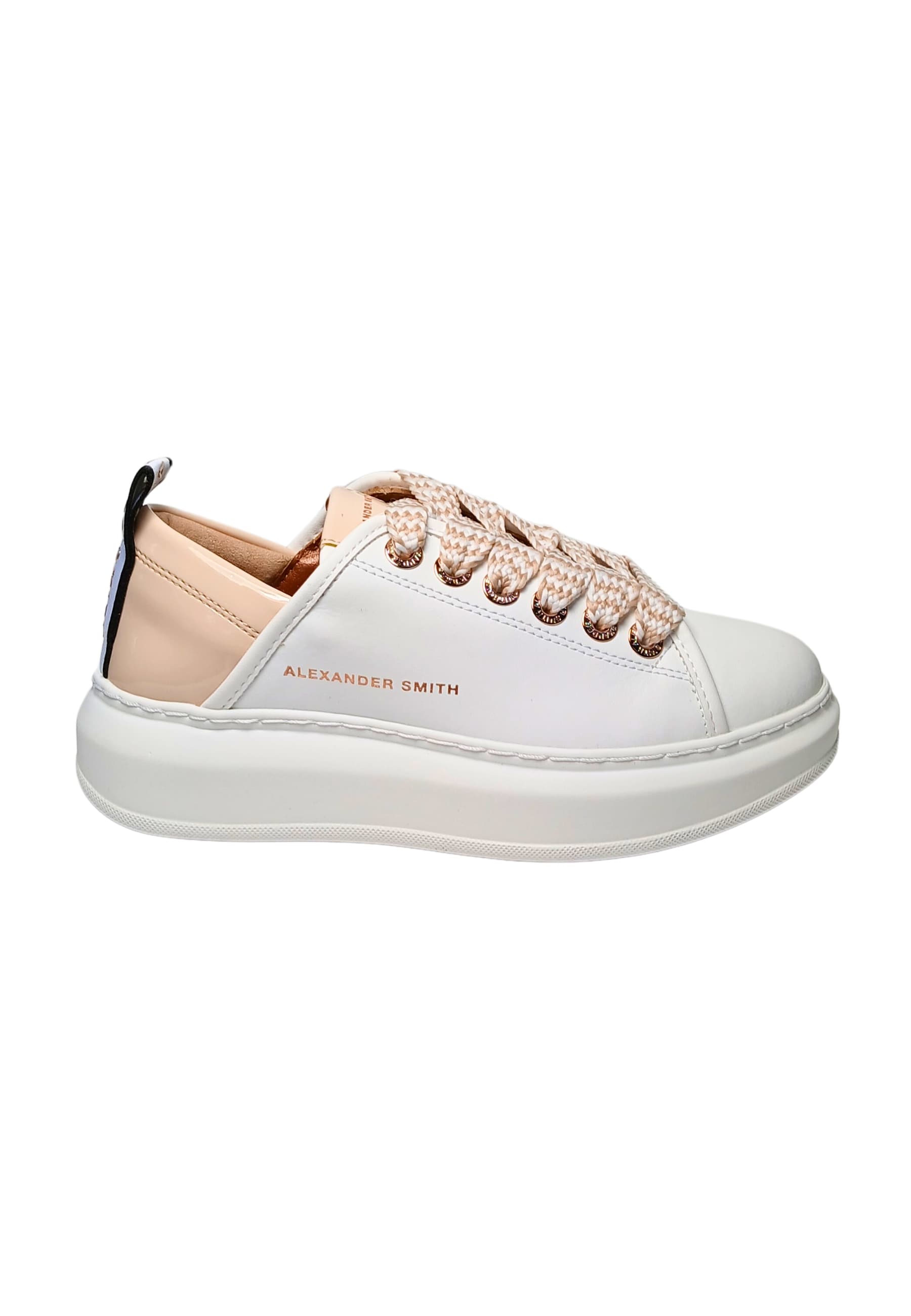 Women's Shoes Alexander Smith Wembley Woman-White Pastel Sand