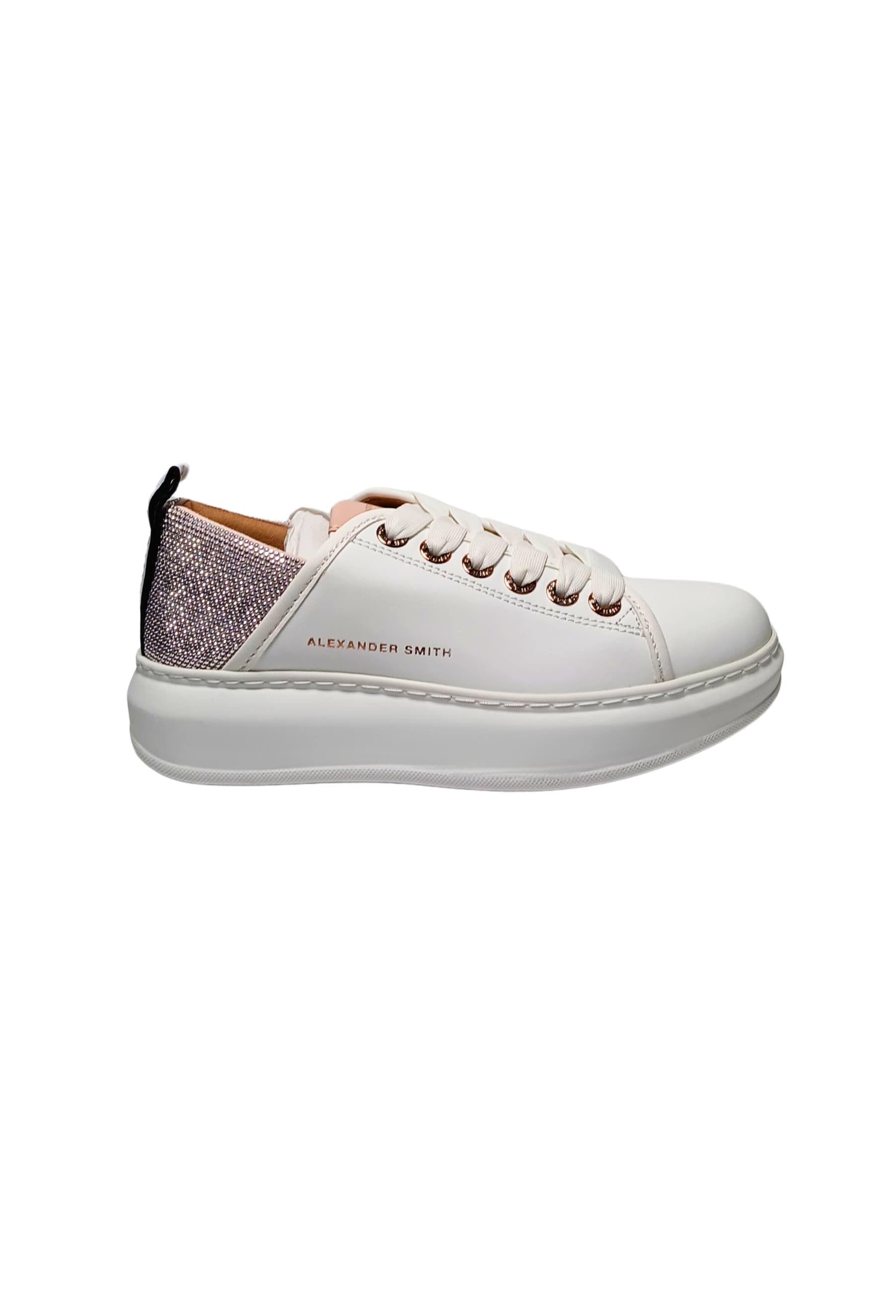 Women's Shoes Alexander Smith Wembley Woman-White Light Rose
