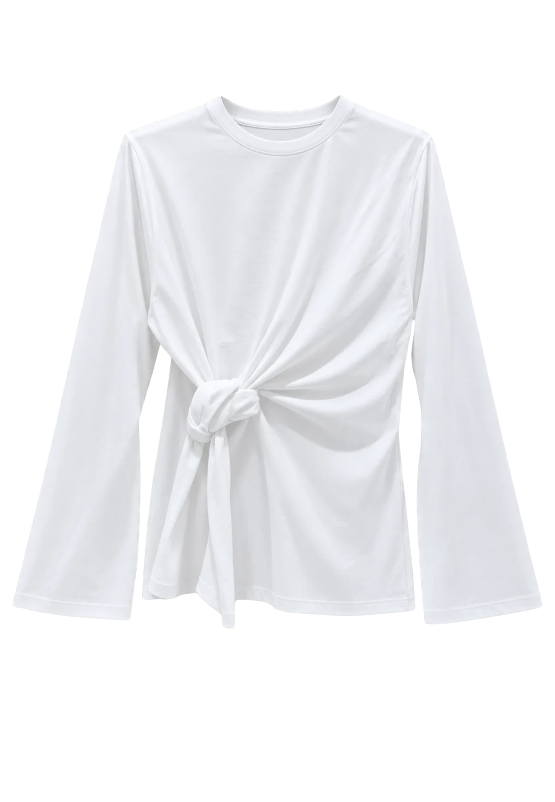 T-shirt long sleeve Eleh with side knot