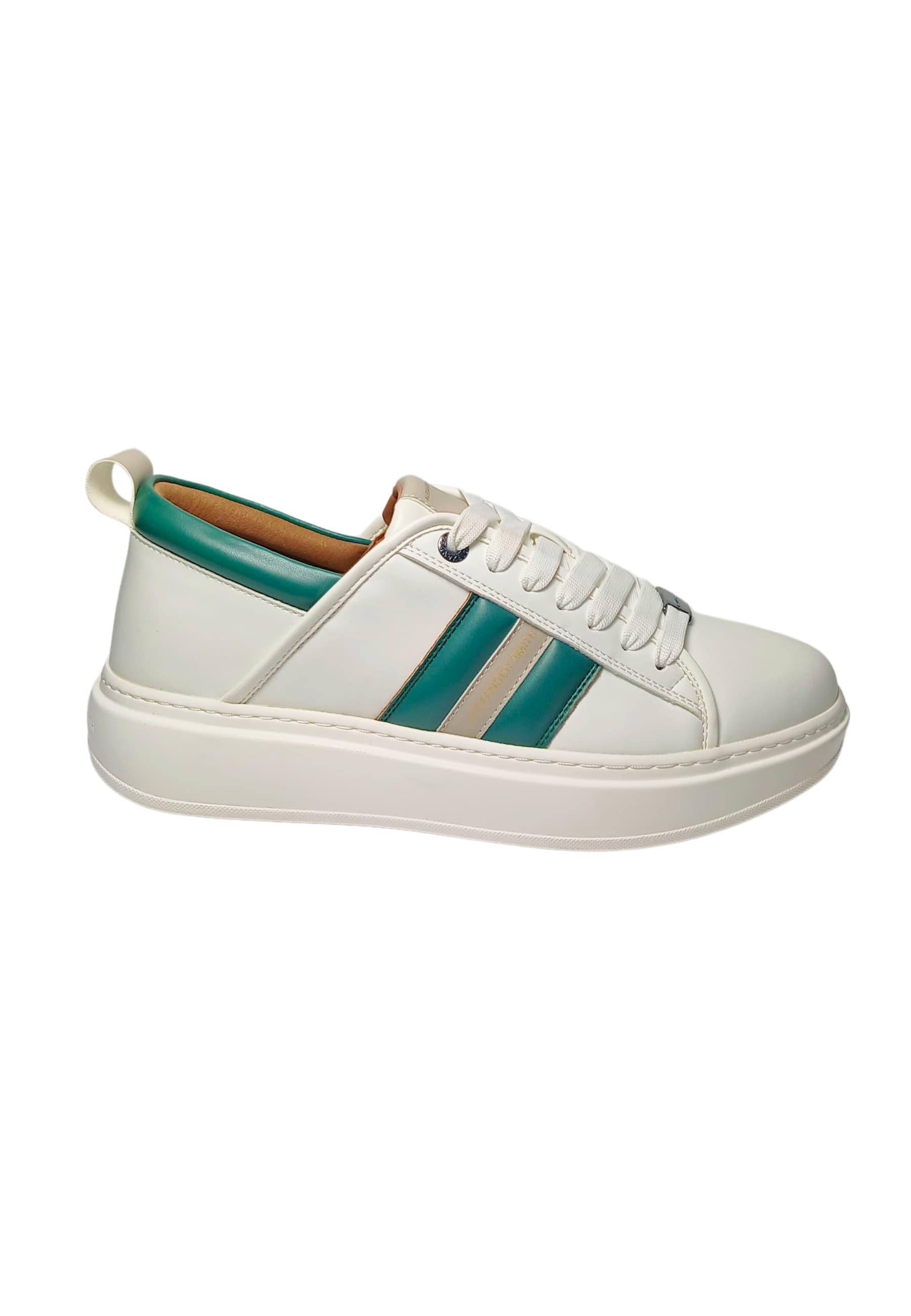 Men's Shoes Alexander Smith Eco-Wembley Man-White Green Grey