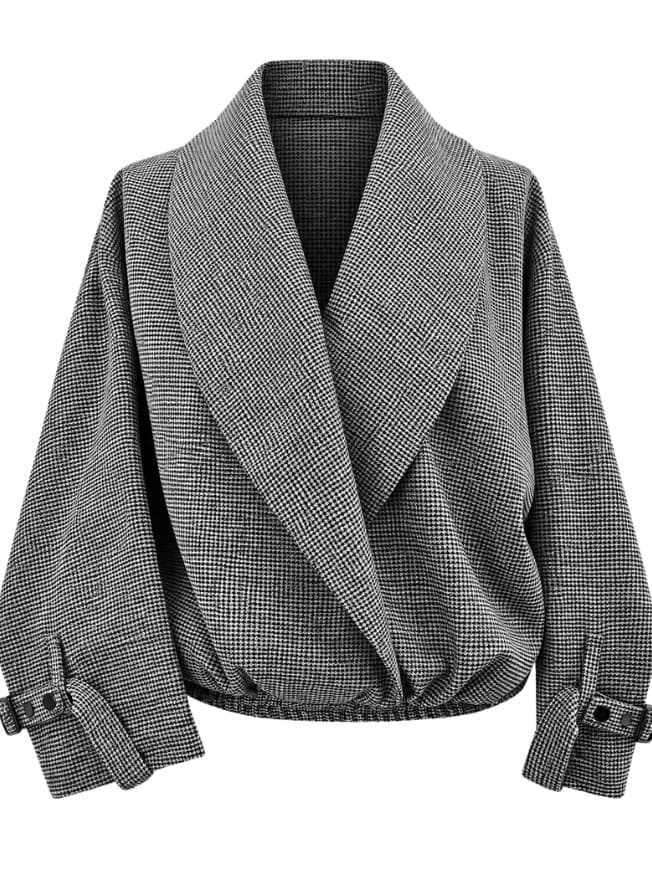 jacket A shirt Apaperkid pied de poule