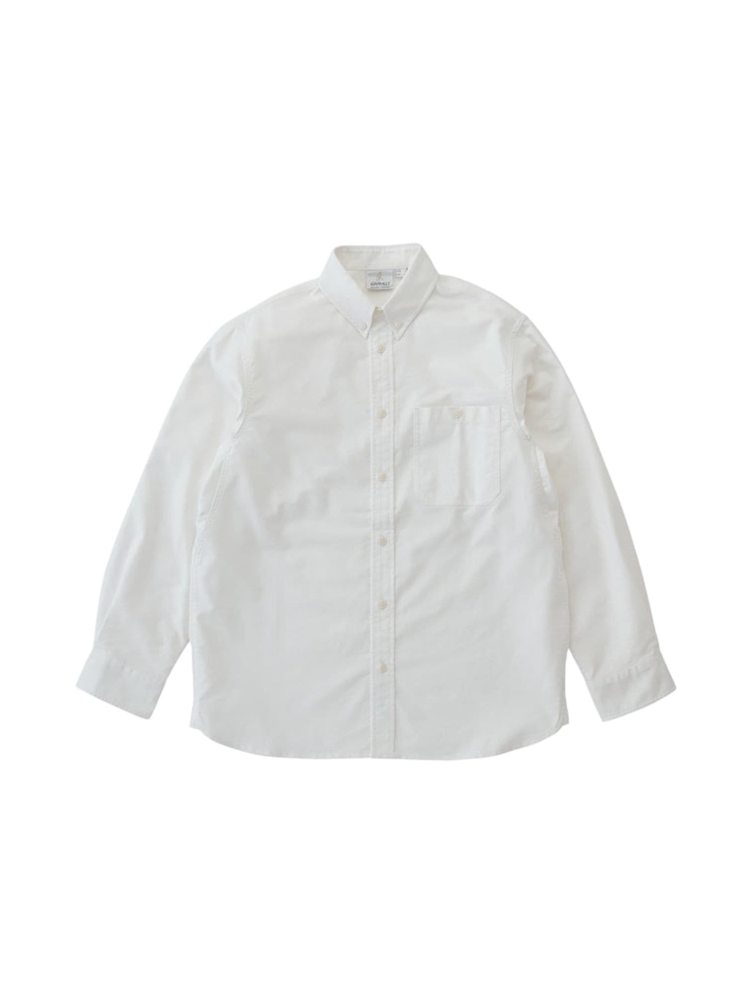 Gramicci Classic Oxford coolmax shirt technical shirt long sleeves - white