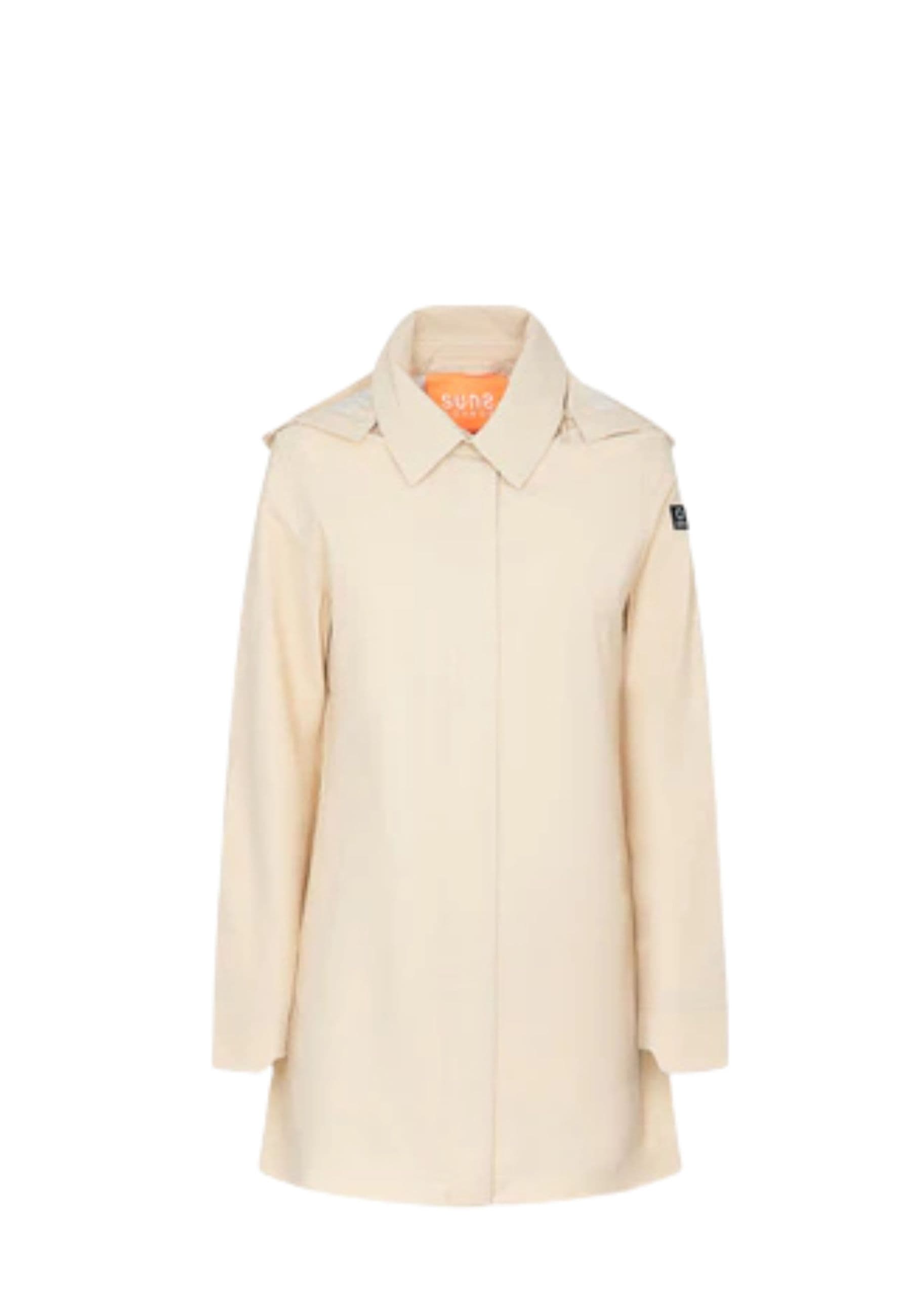 Jacket with hood Woman Suns Poppy Sand