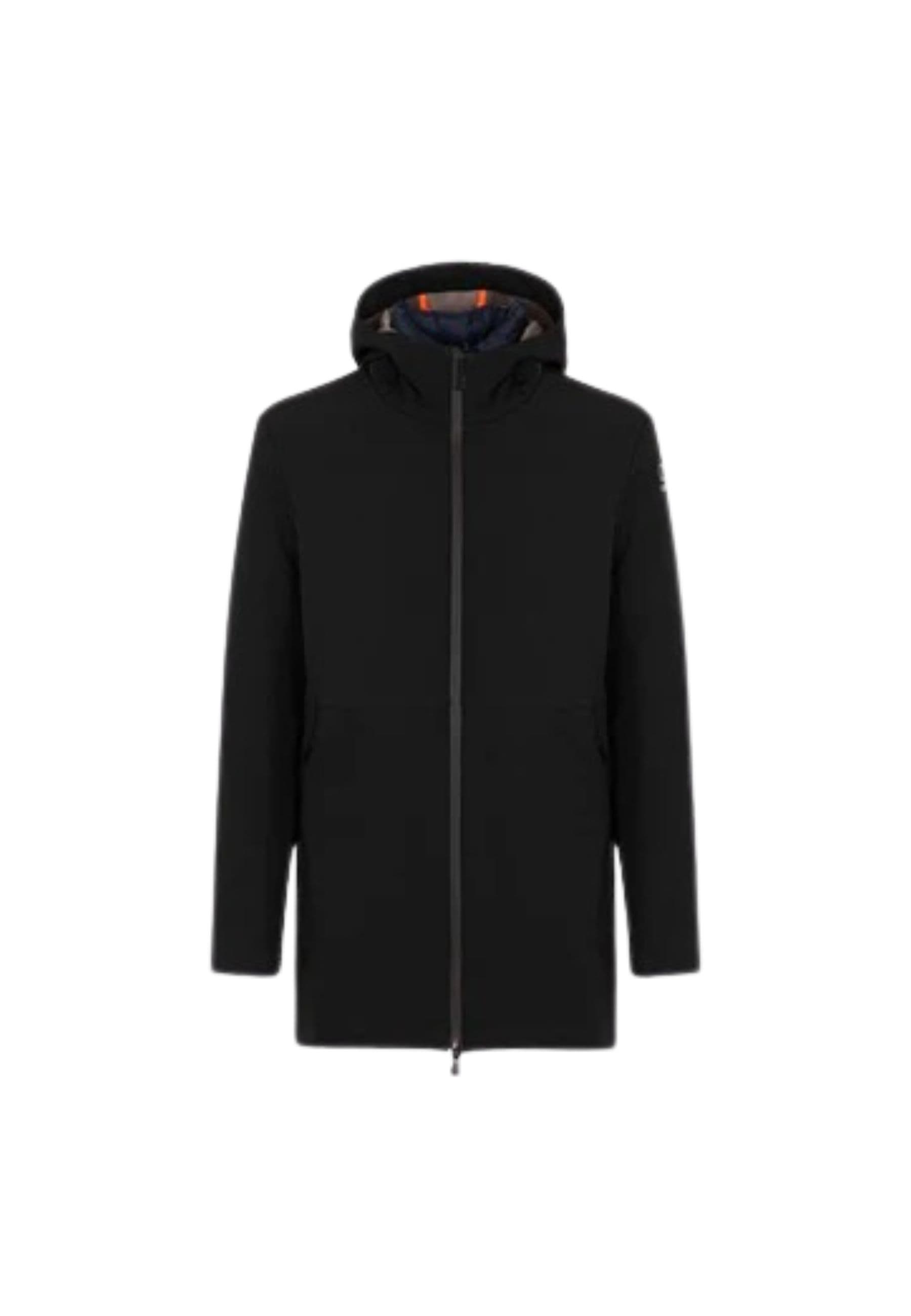 Men's jacket Suns Furry double long Black/Dark blue