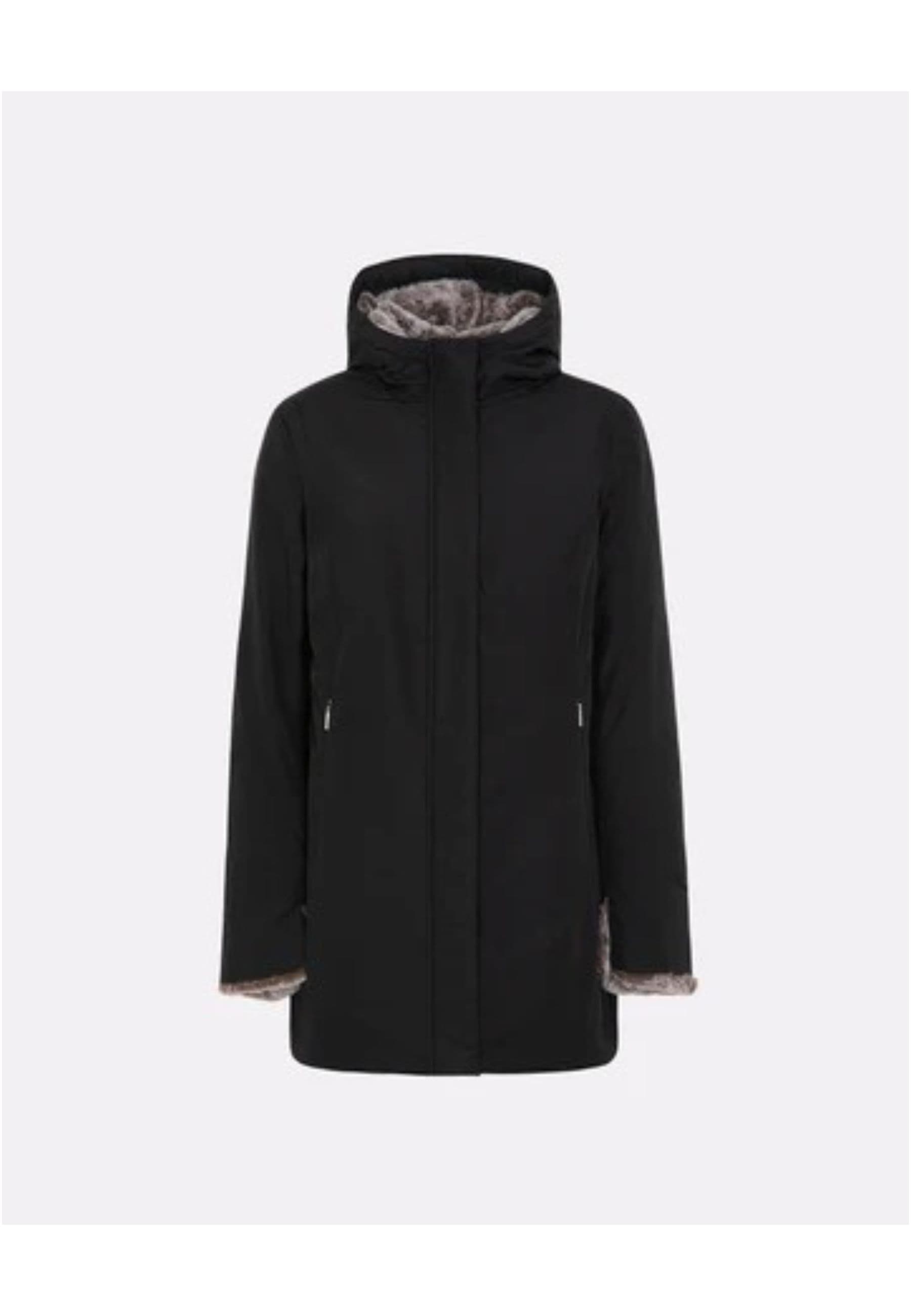 Women's jacket Suns Marmolada Fur Black