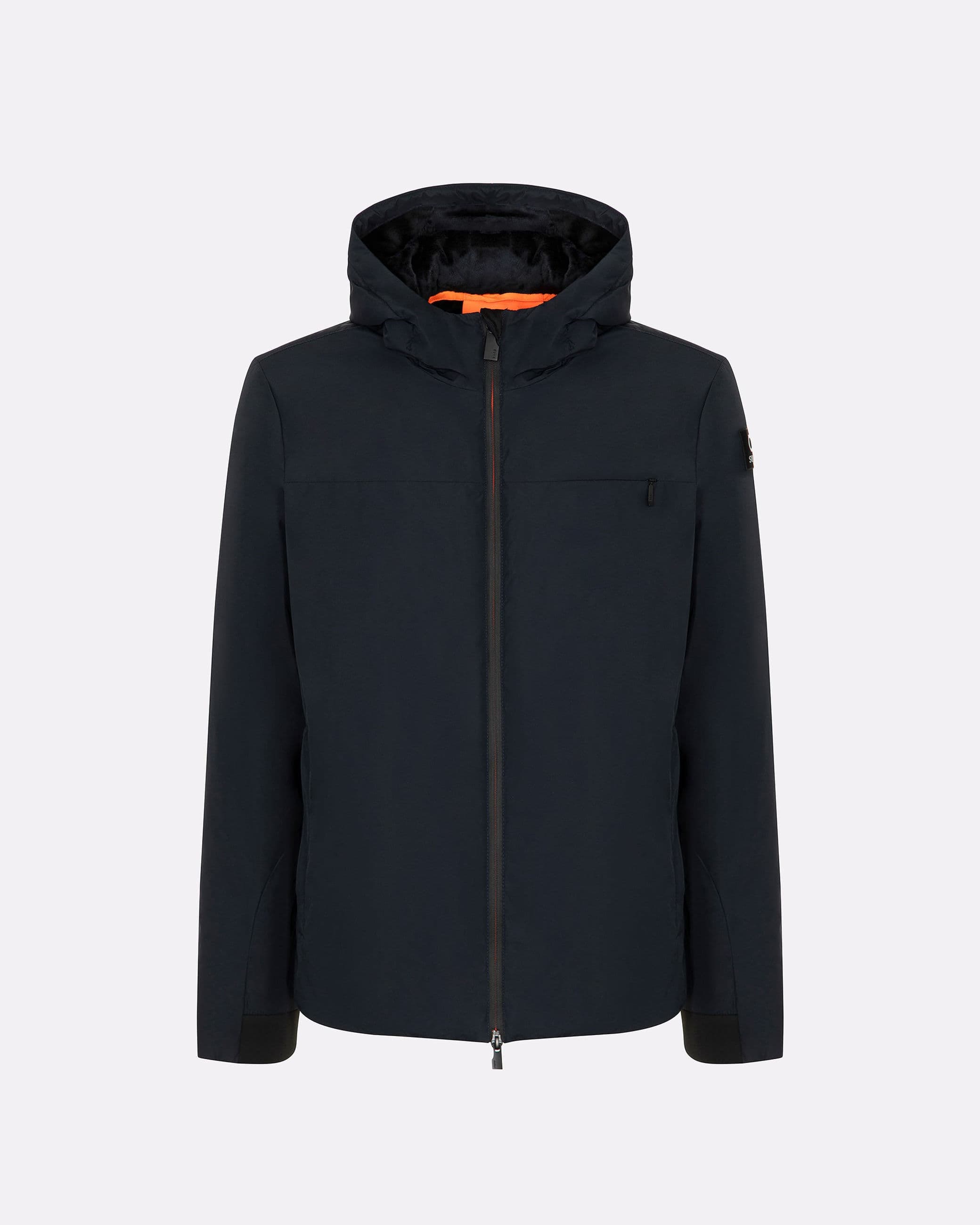 Men's jacket Suns Aurelio Velour Black Blue