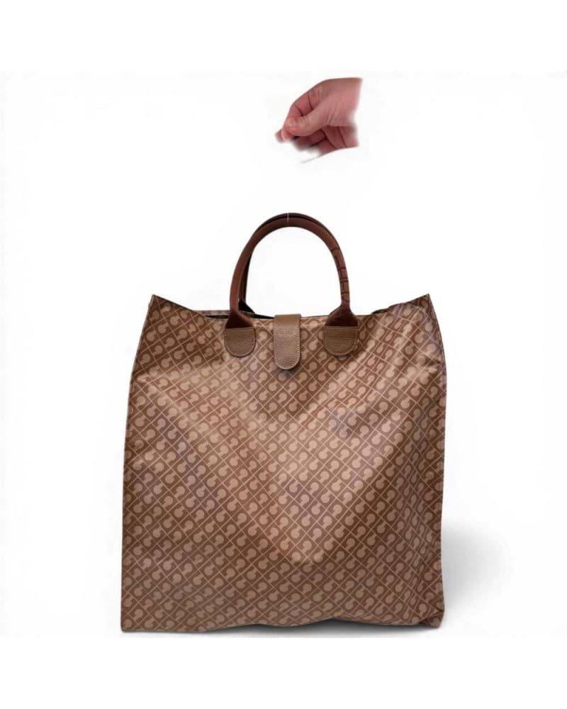 Gherardini Shopper Softy Woman Chestnut Great Foldable Fabric Softy
