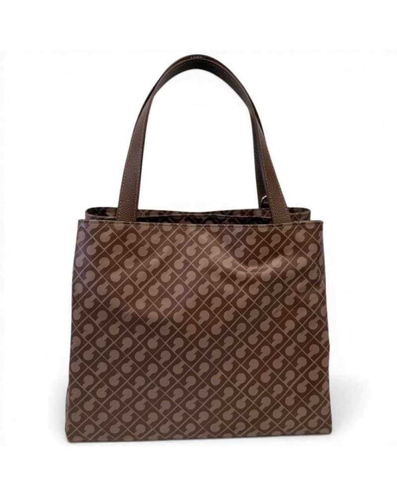 Gherardini Softy Woman Chestnut Small Handbag with Softy Fabric Shoulder