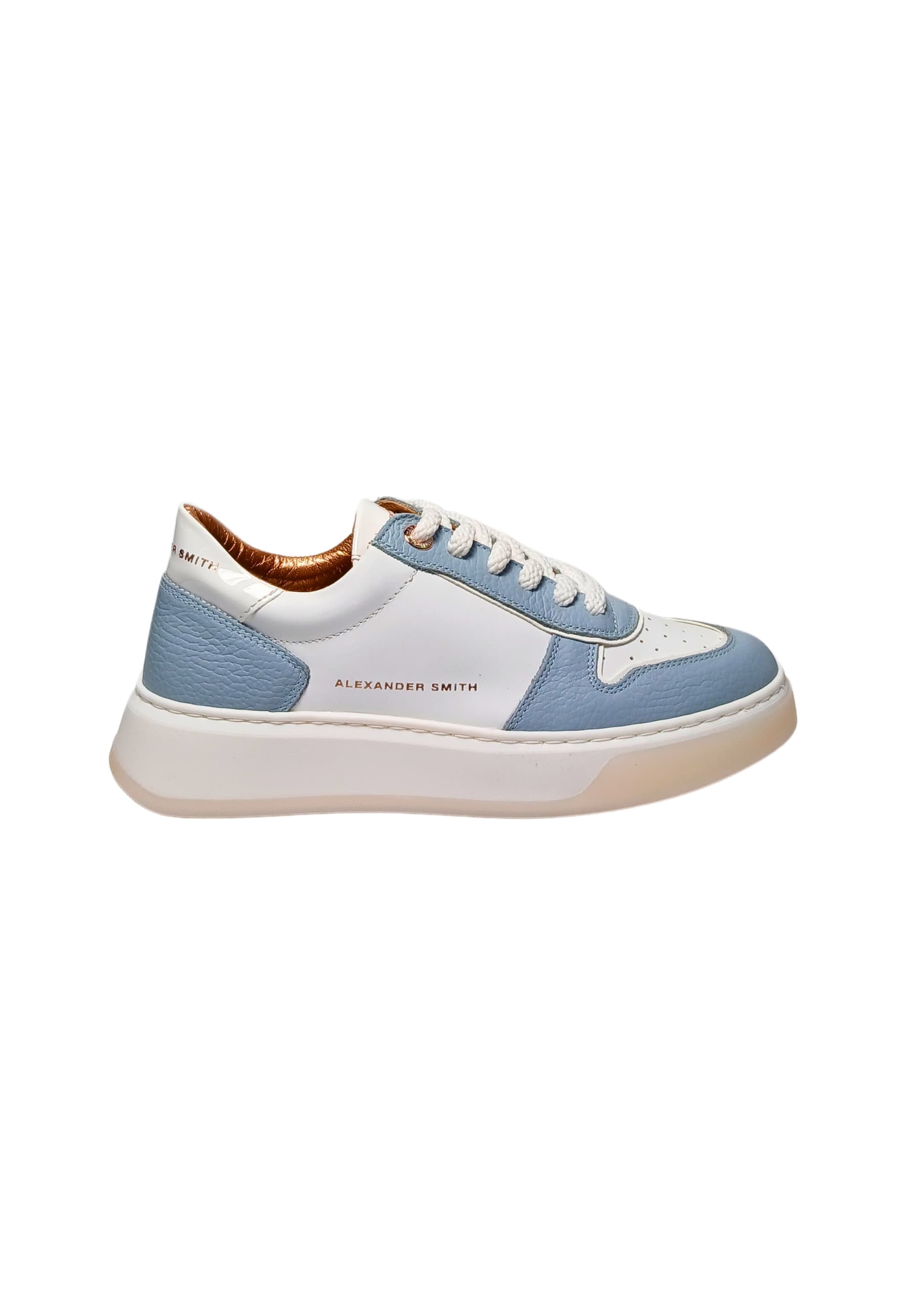 Women's Shoes Alexander Smith Harrow Woman-Light Avio White