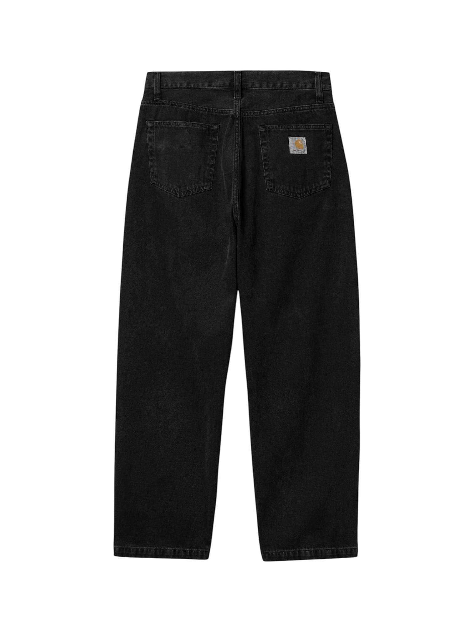 Carhartt Wip Landon pants jeans wide leg - Black stone washed