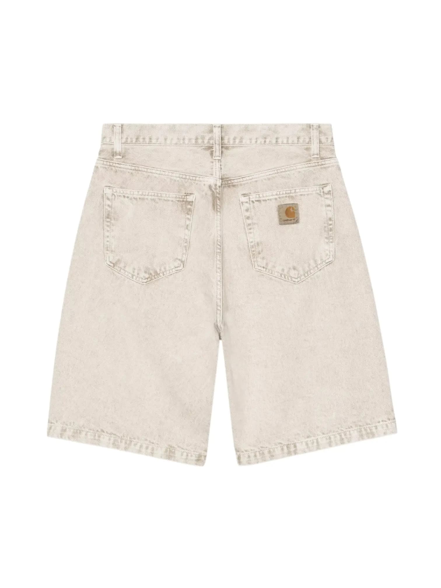 Carhartt Wip Landon Short short trousers shorts of jeans baggy - Opuntia chalk washed