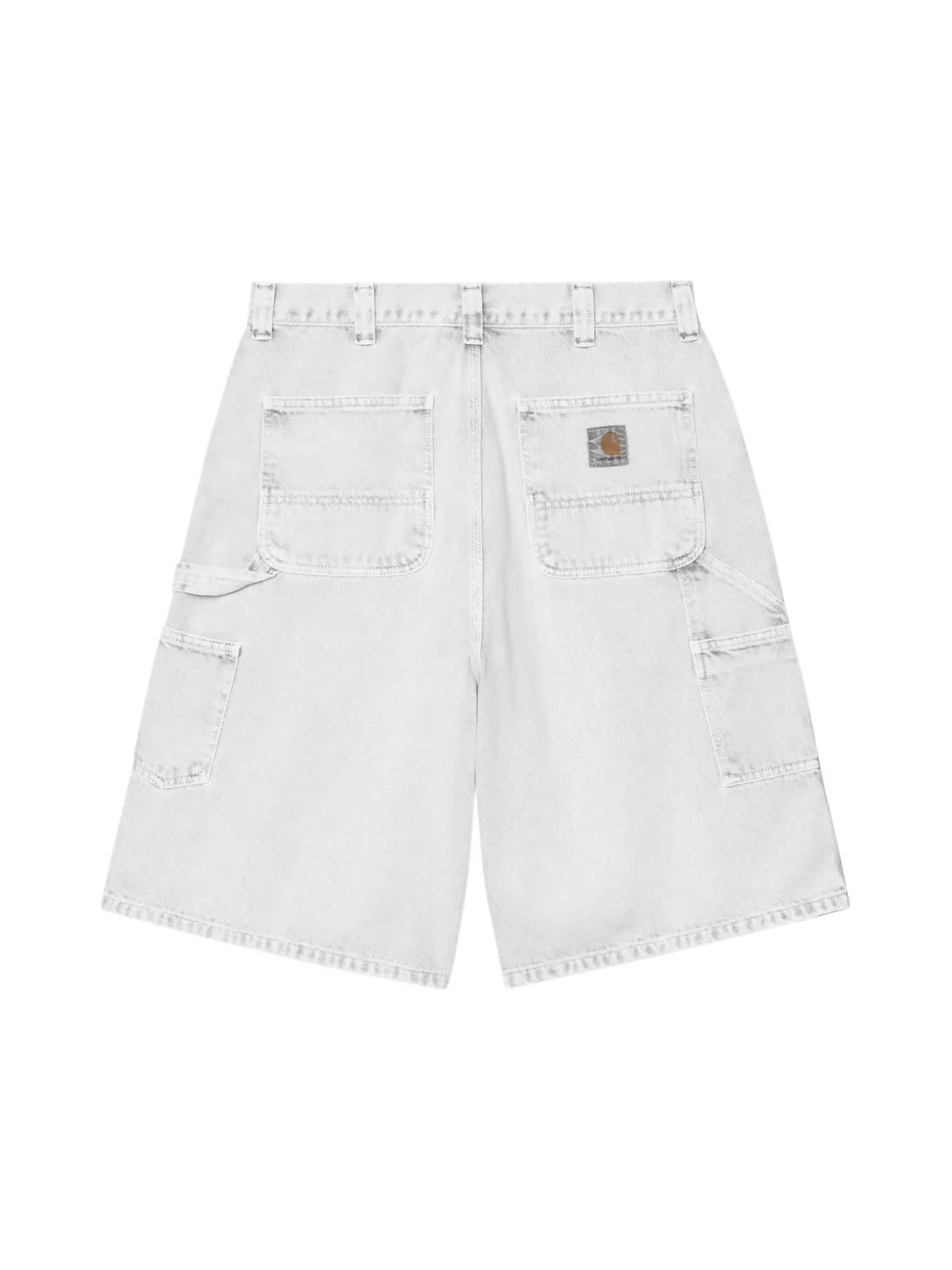 Carhartt Wip og Single Knee Short jeans short pants - Black chalk washed