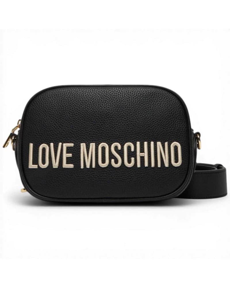 Love Moschino Grs Women's Black shoulder bag in Eco-leather