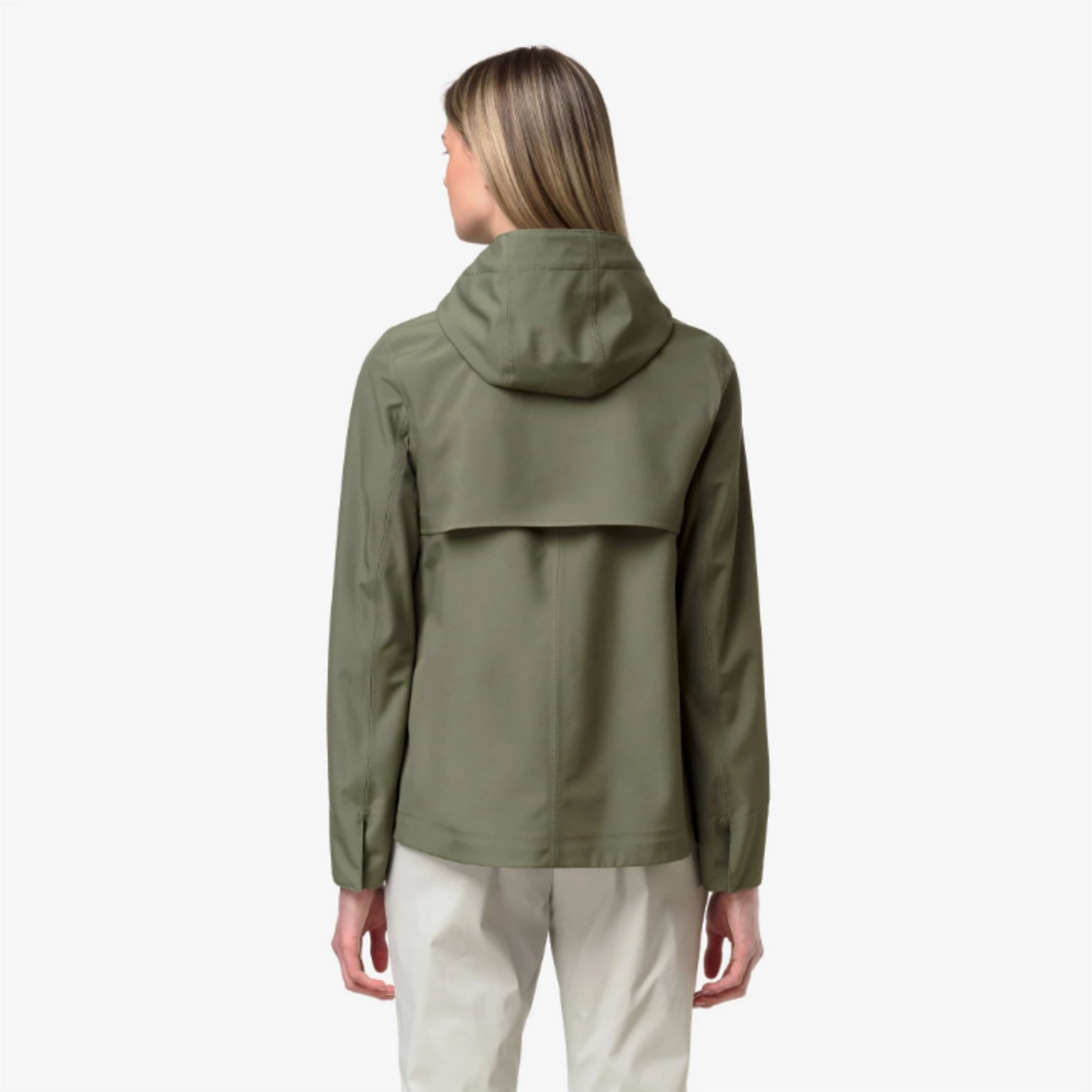 madalina bonded jersey Woman K-way K3137GW-V15 Green