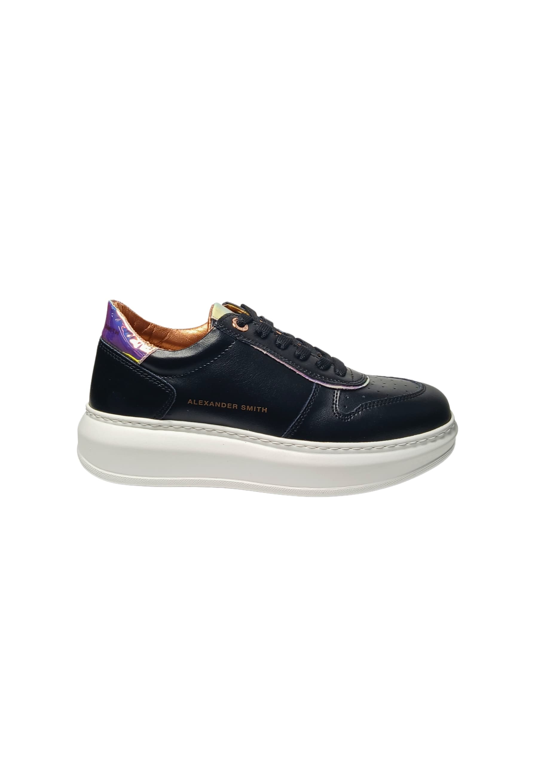 Women's Shoes Alexander Smith Cambridge Woman-Black Iride Peach