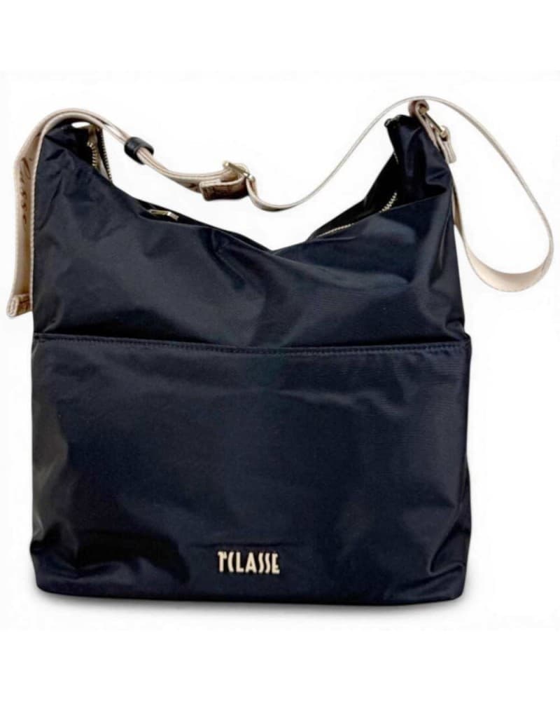 Alviero Martini 1 Classe Breeze Nylon Women's Black Fabric Hobo Bag