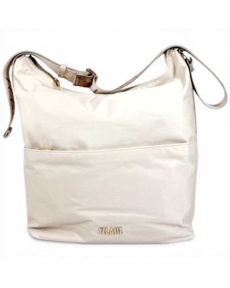 Alviero Martini 1 Classe Breeze Nylon Woman Champagne handbag in fabric