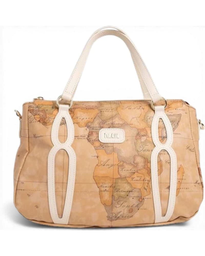 Alviero Martini 1 Classe Handbag Soft Petals Woman Ivory Leather