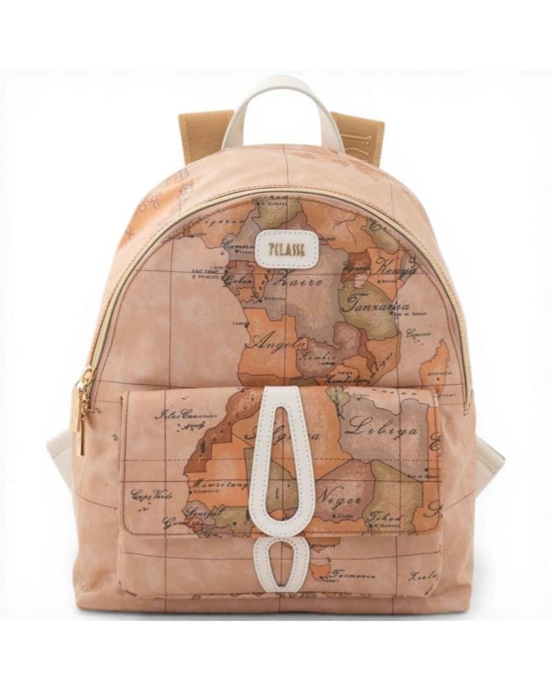 Alviero Martini 1 Classe Backpack Soft Petals Woman Ivory Leather