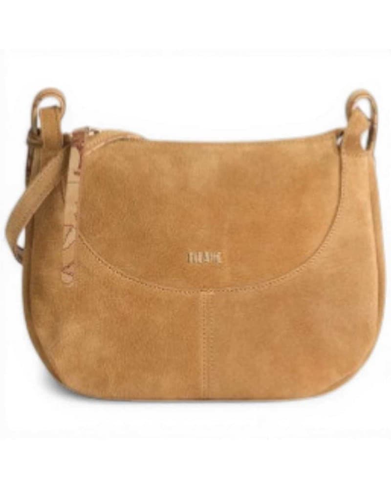 Alviero Martini 1 Classe Shoulder bag Tribal Leather Woman Towel in Suede and Leather