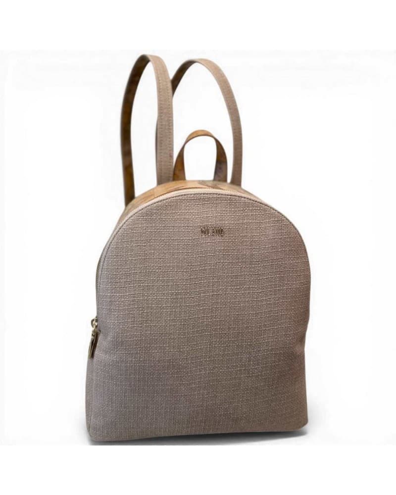 Alviero Martini First Class Backpack Woman Sand Sandy Belt Fabric Geo Classic