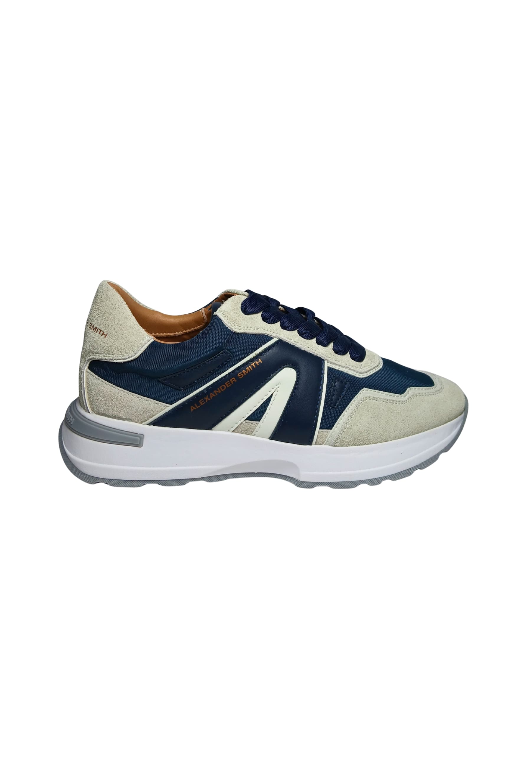 Men's Shoes Alexander Smith Liverpool Man Blue Grey