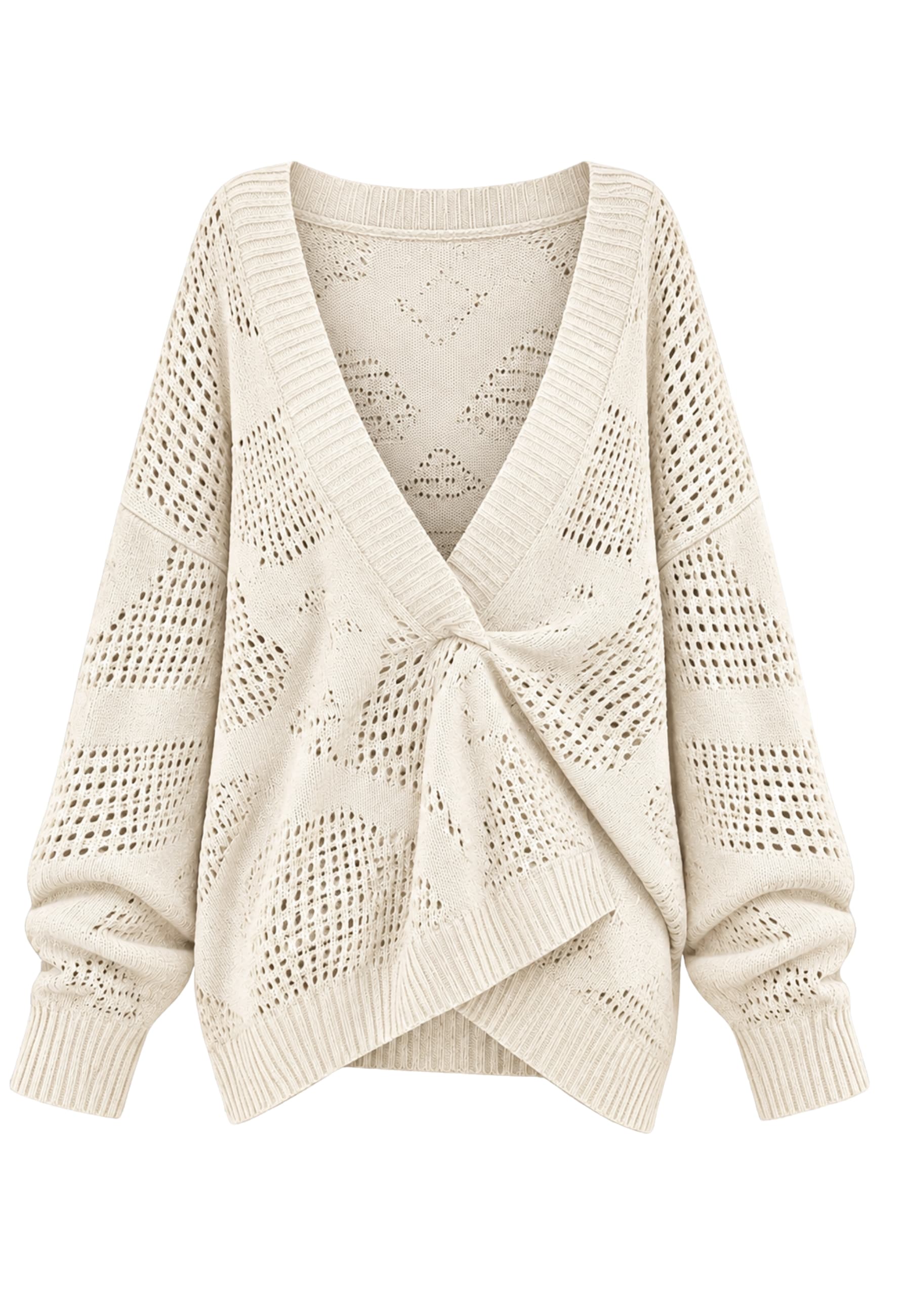 V-neck pullover Akep in cotton and cashmere