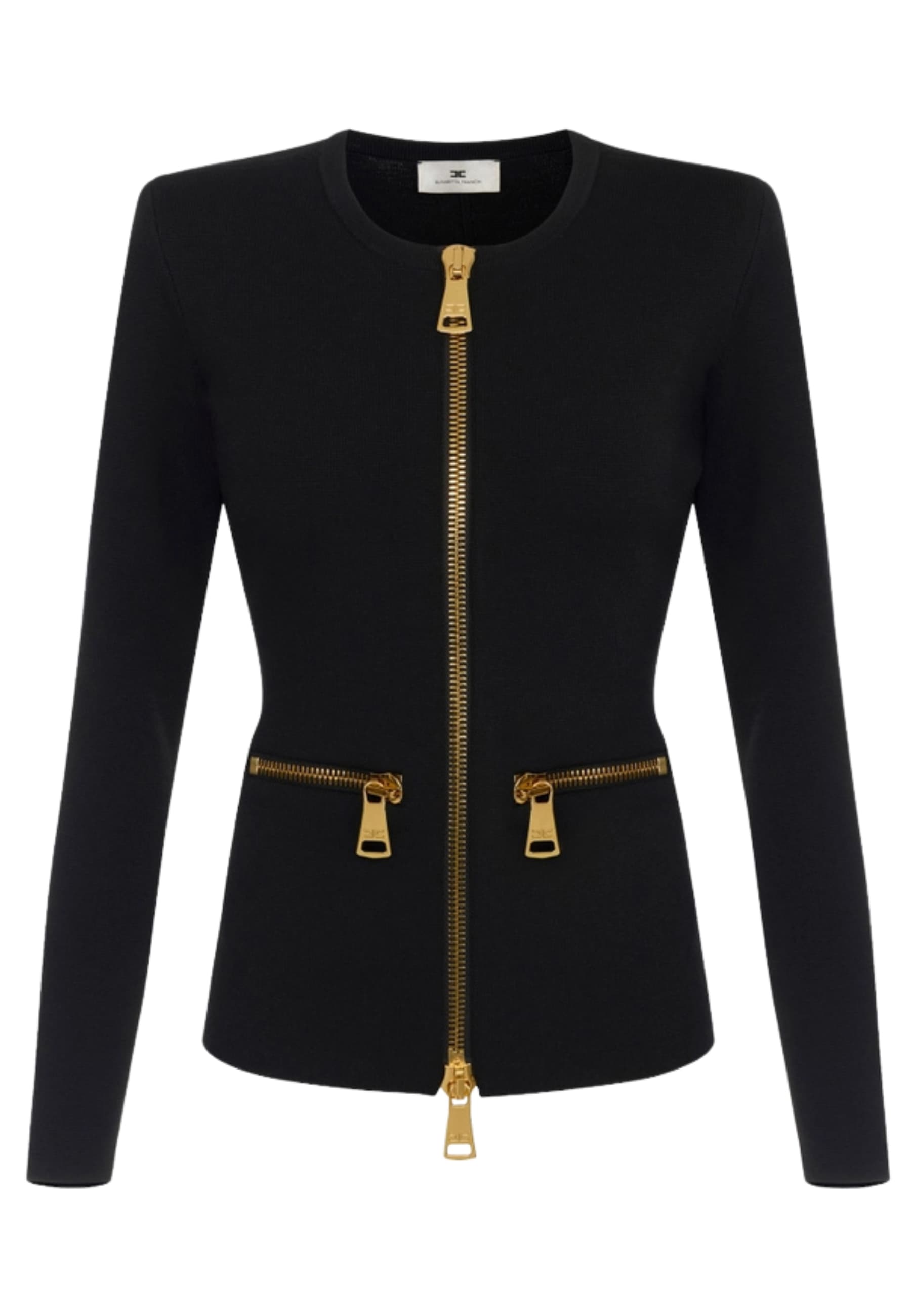 cardigan knitting Elisabetta Franchi with zip