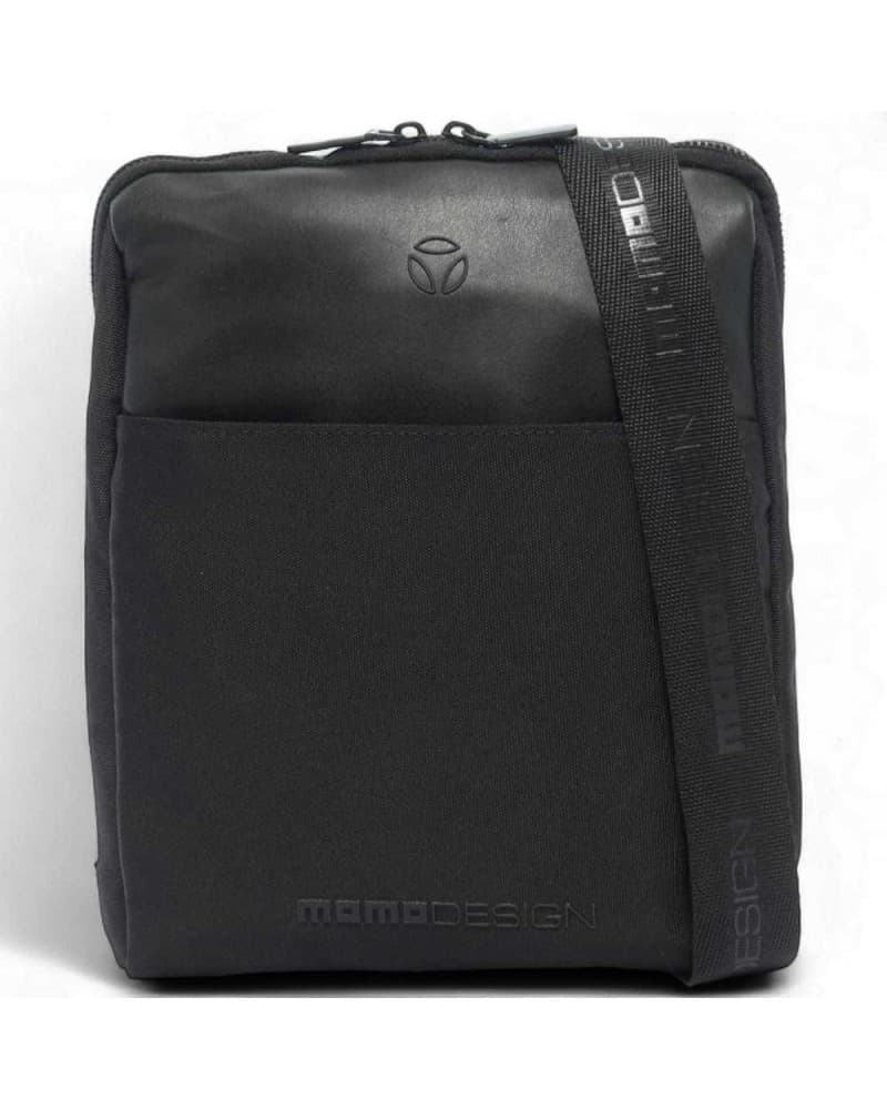 Shoulder bag Momodesign Black Blue Man - MO-16CO-BLU