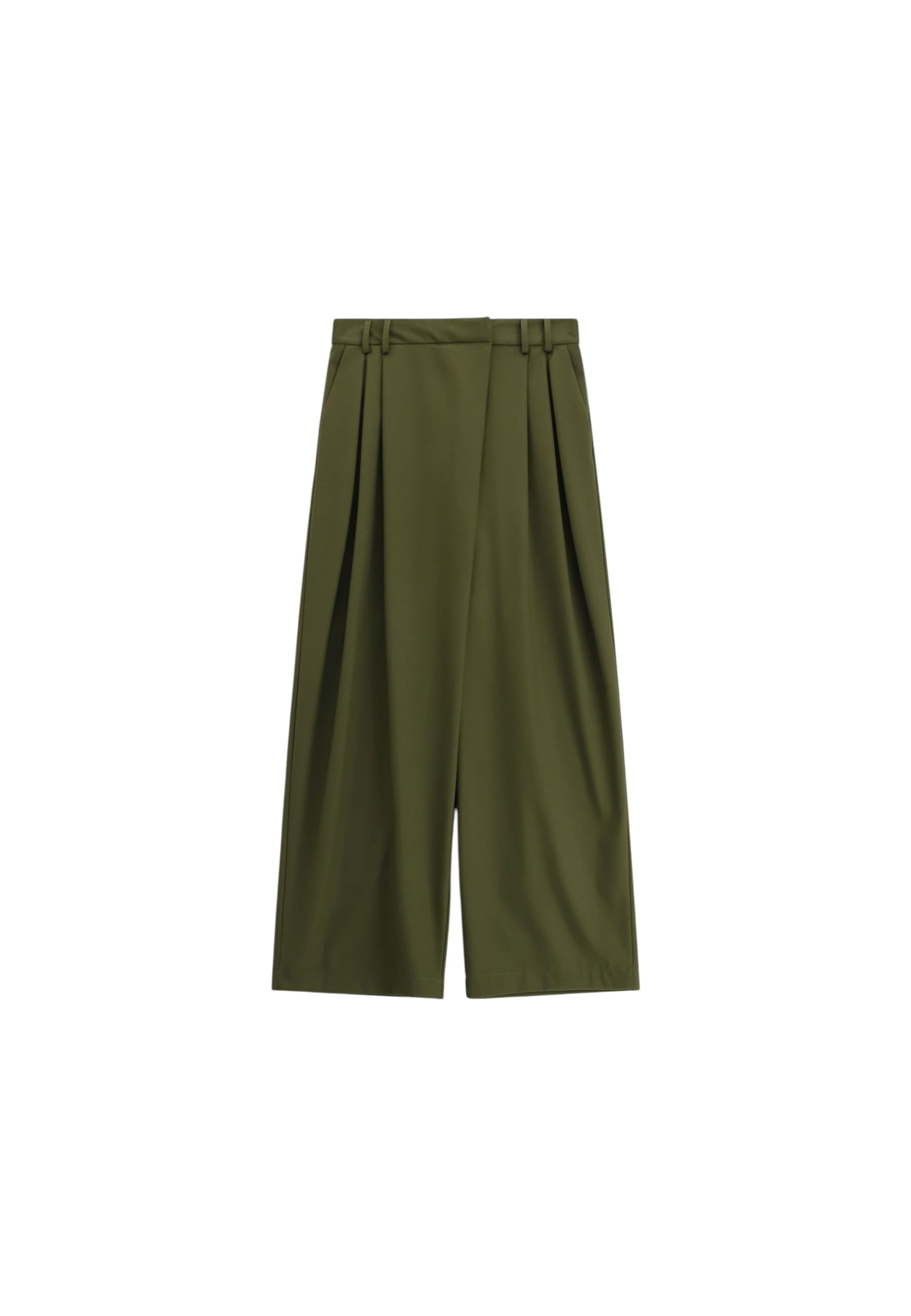 Women's trousers Please P3NXBC2000_OLIVA