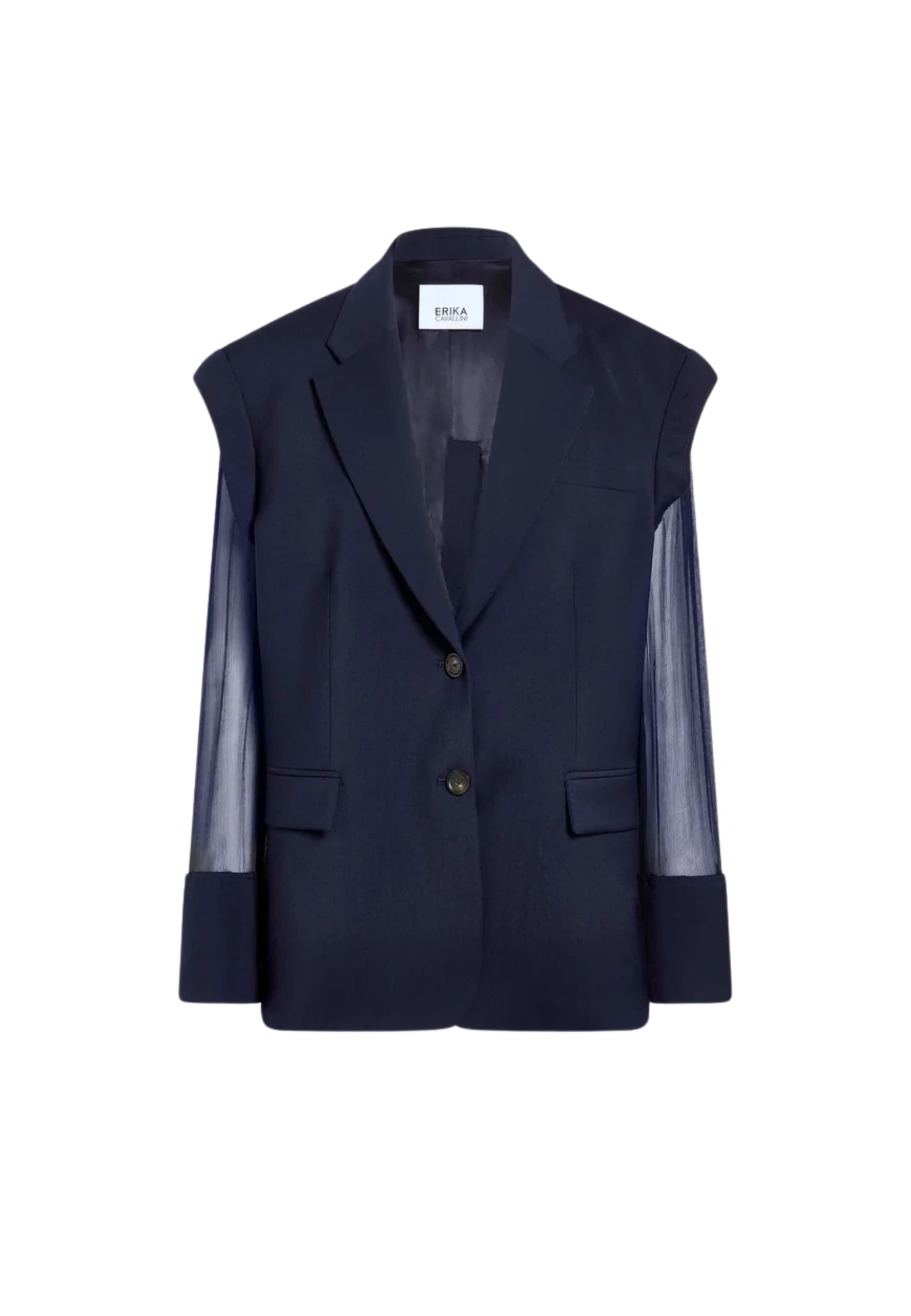 Alice jacket Erika Cavallini transparent sleeve