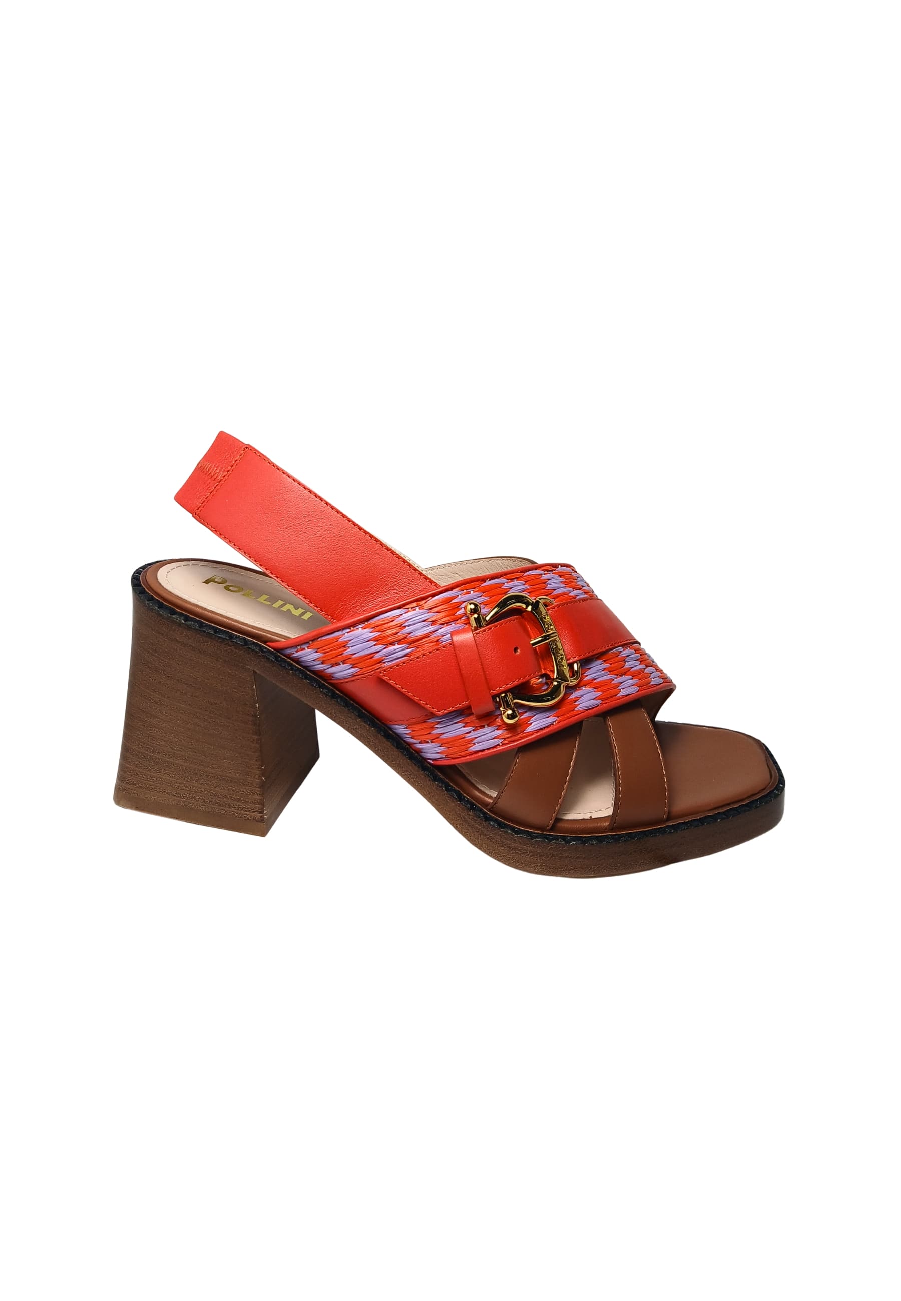 pa16148cocpl150A Pollini Women's Leather Multicolor