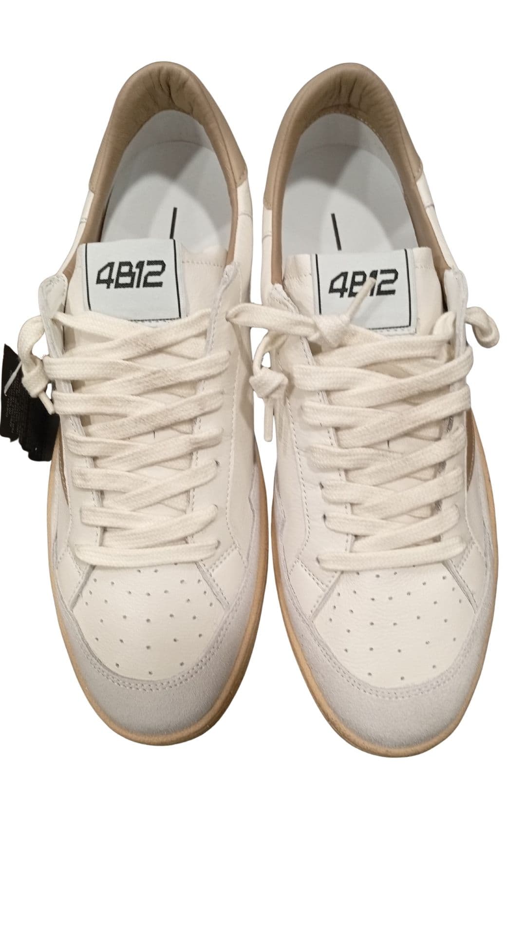 Men's Leather Sneakers 4b12 Play new Camel