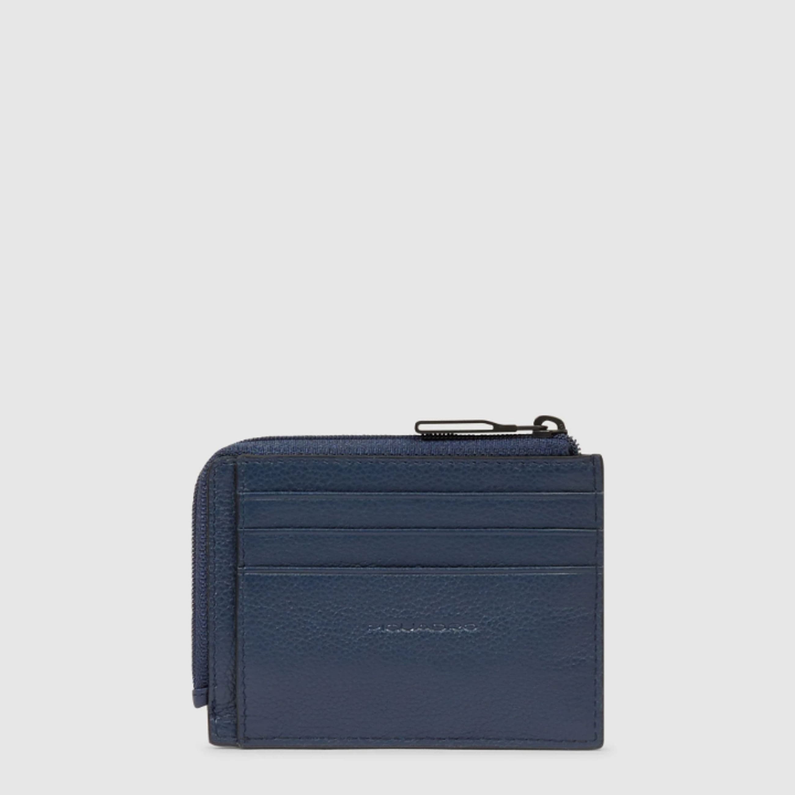 Card holder Adult unisex Piquadro PP4822S142R-BLU Blue
