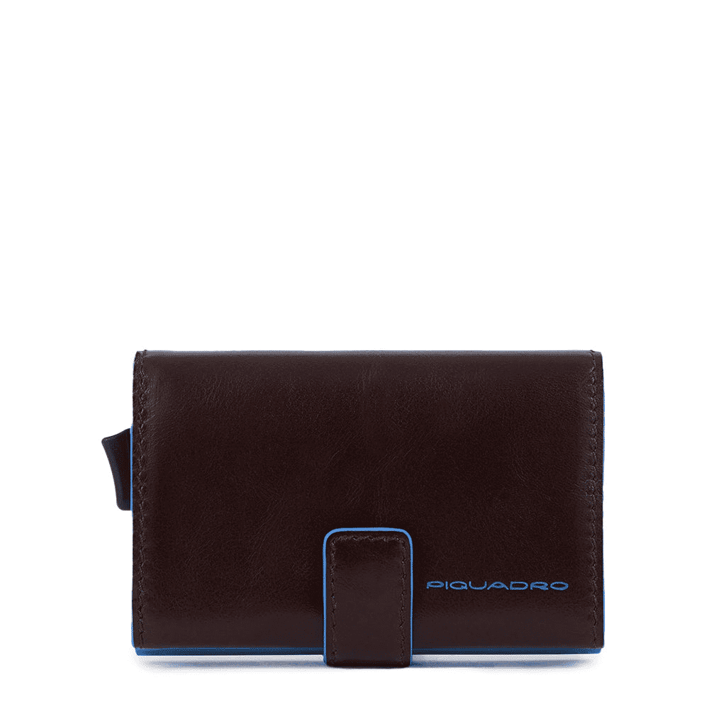 Wallet with double card holder Man Piquadro PP5472B2BLR-MO Brown