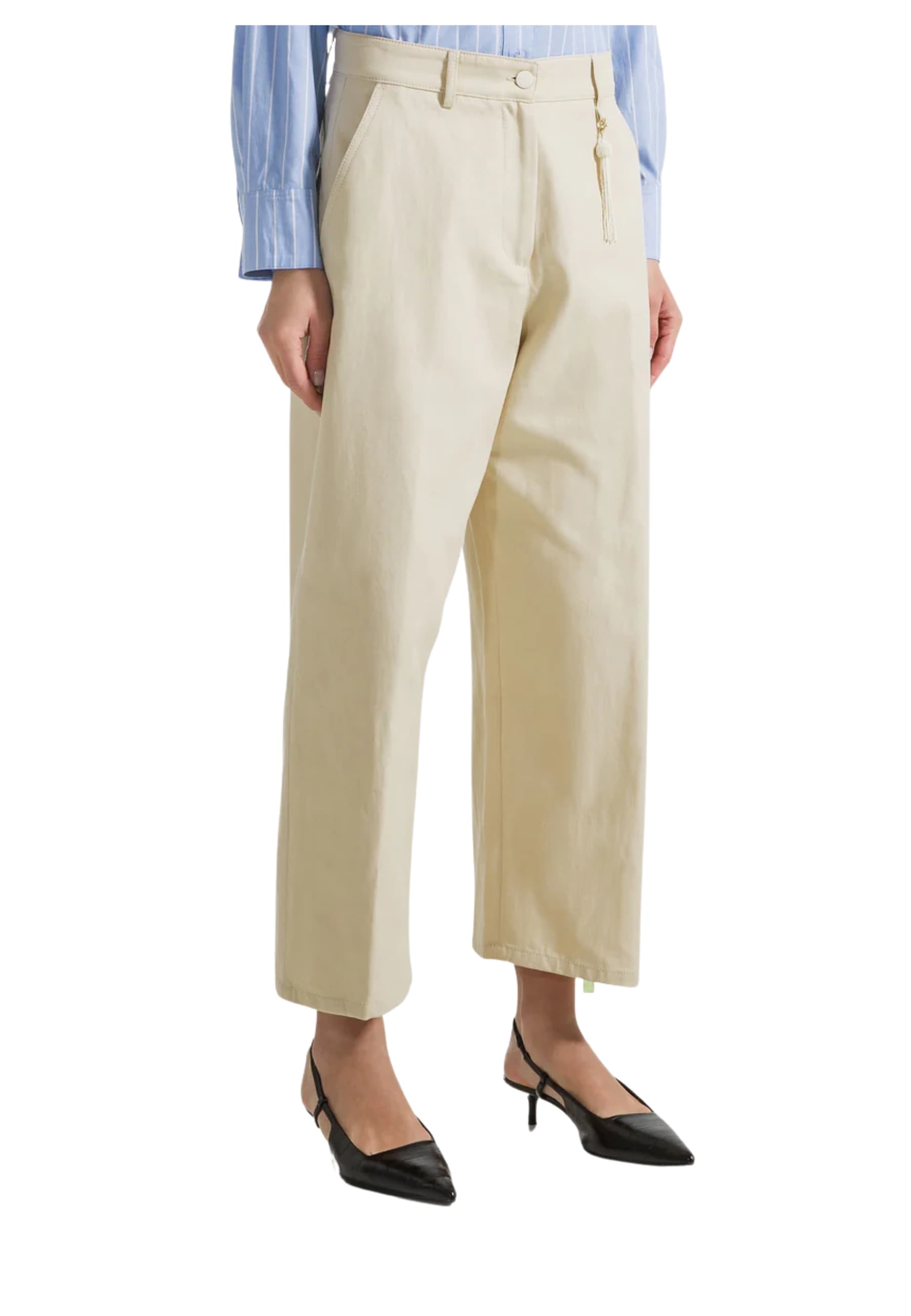 Women's trousers Seventy with beads detail