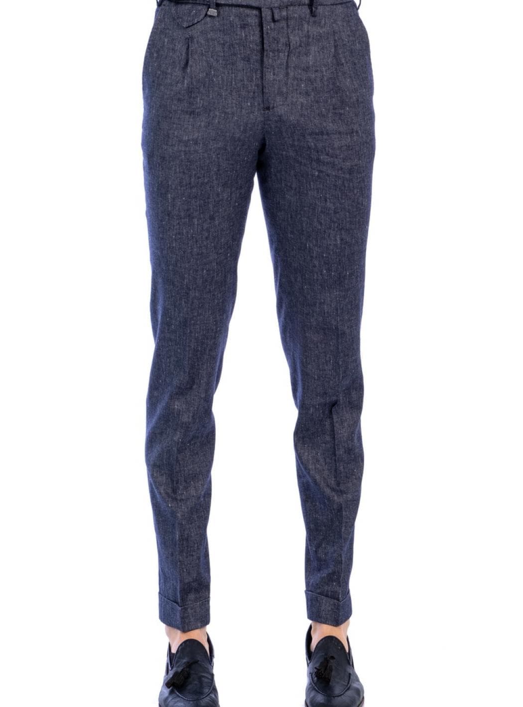 Barbati - Denim Effect Linen; 1 Pence + Strap With Fibia DODO/LC 581 01 BLUE